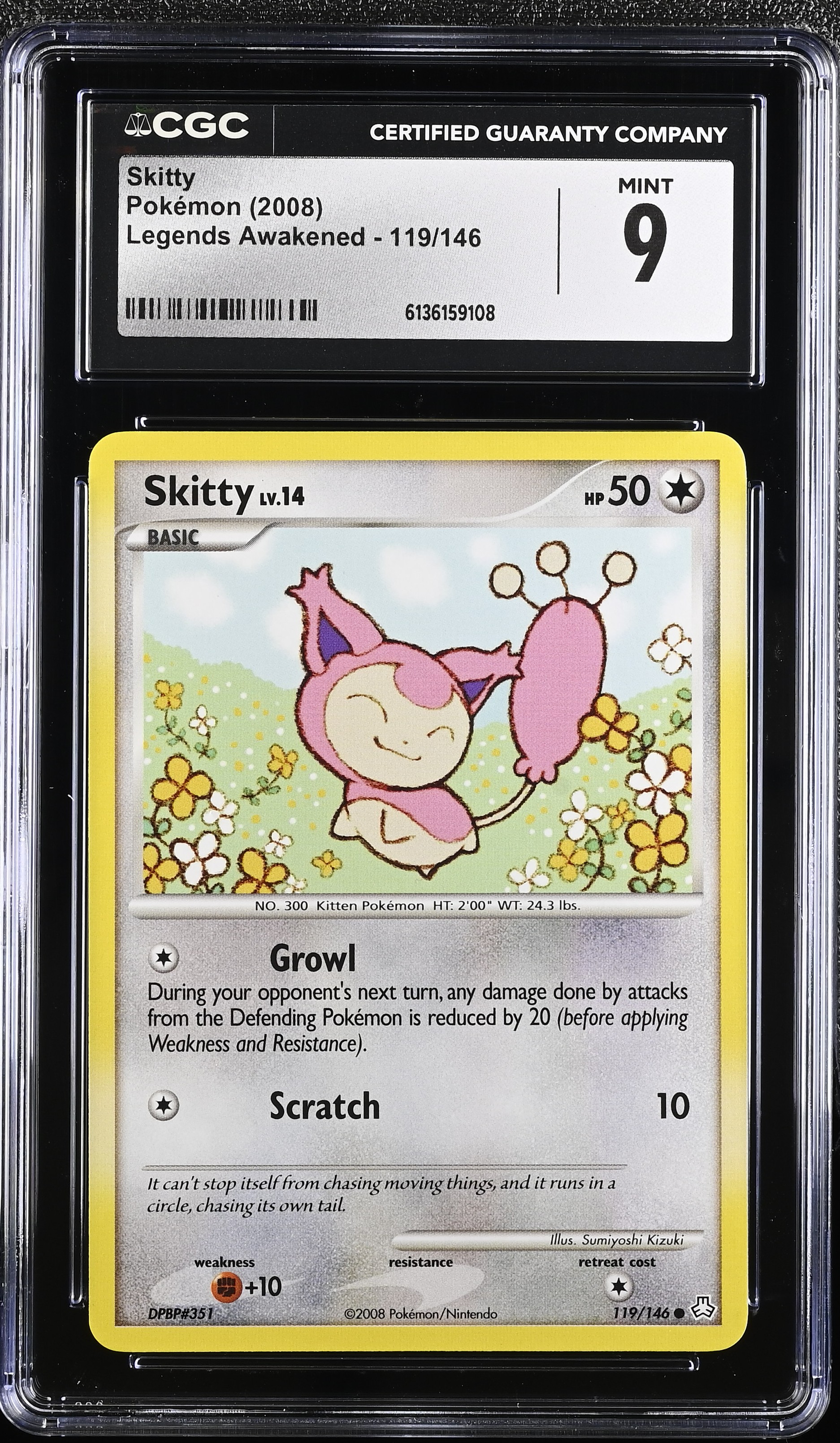 2008 Pokemon Legends Awakened Skitty English