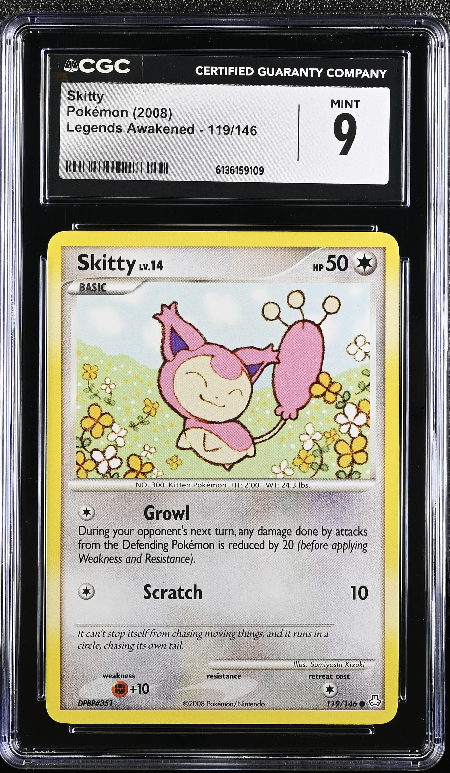 2008 Pokemon Legends Awakened Skitty English