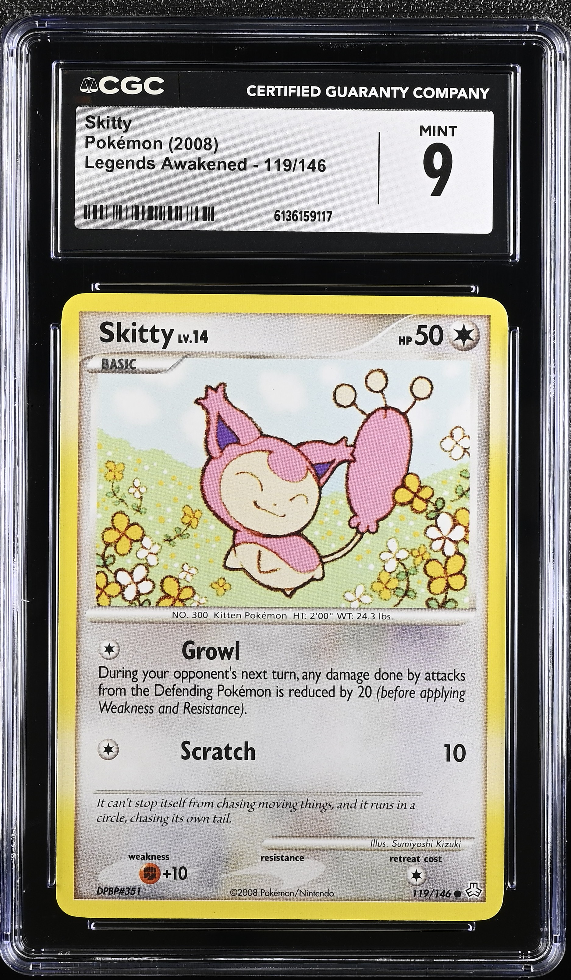 2008 Pokemon Legends Awakened Skitty English