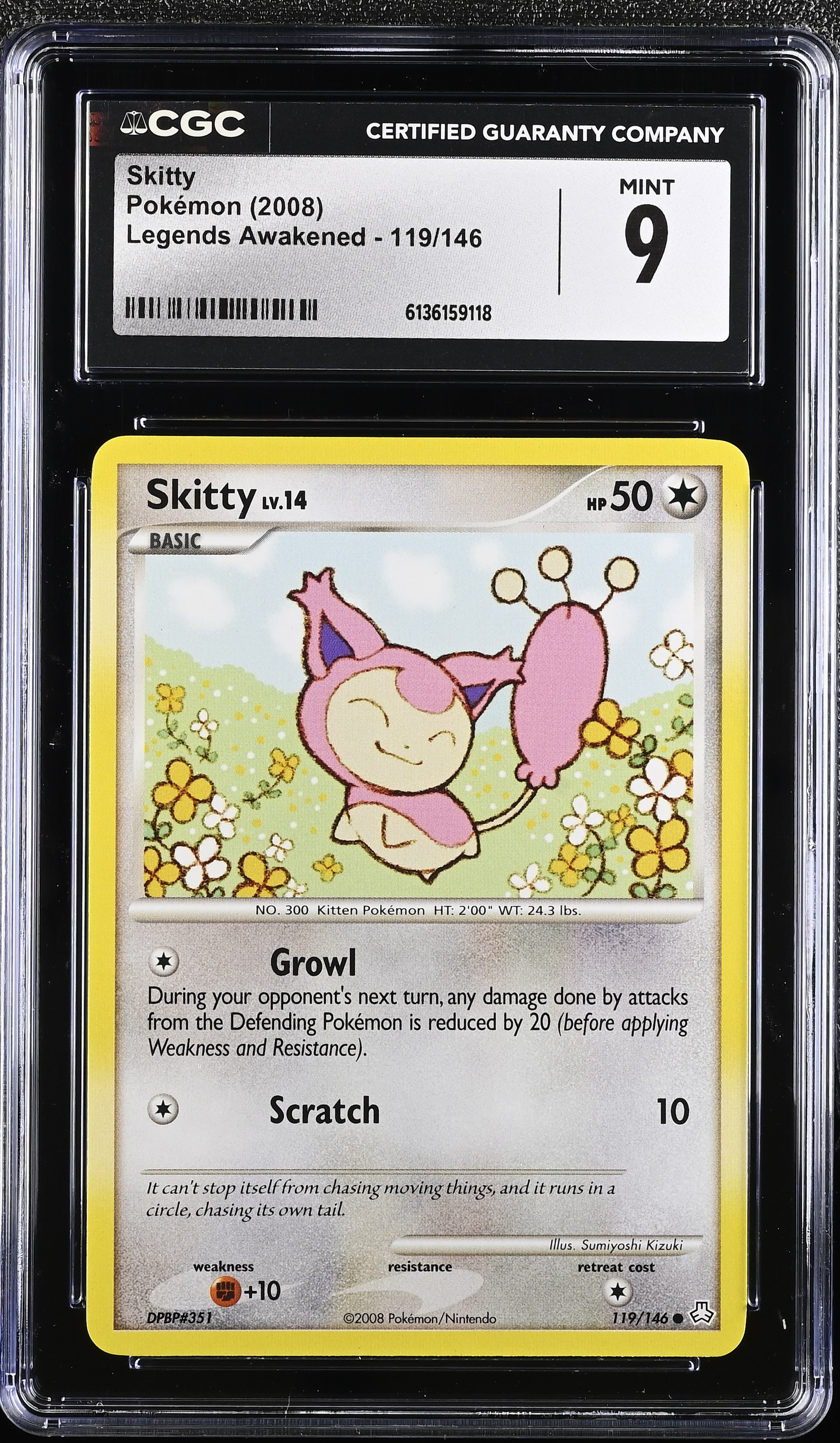 2008 Pokemon Legends Awakened Skitty English