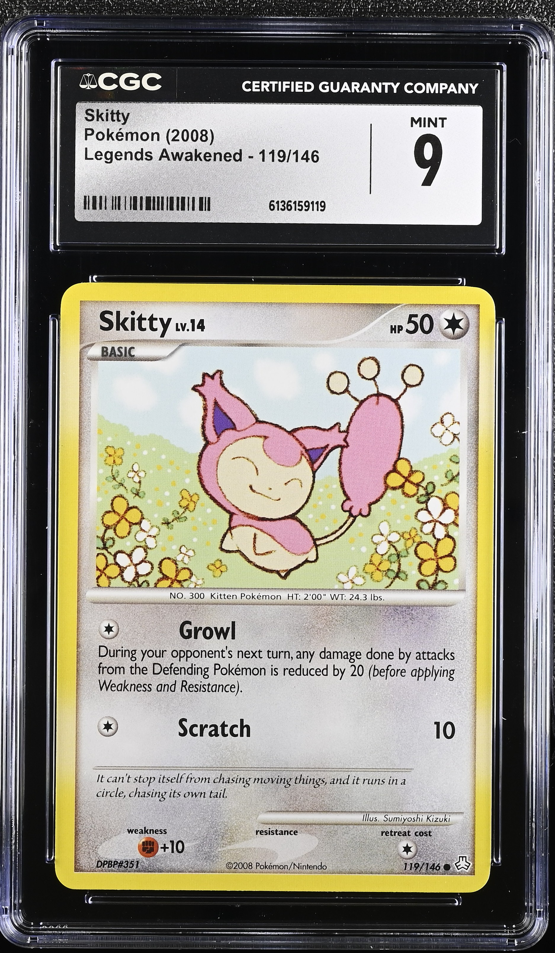 2008 Pokemon Legends Awakened Skitty English