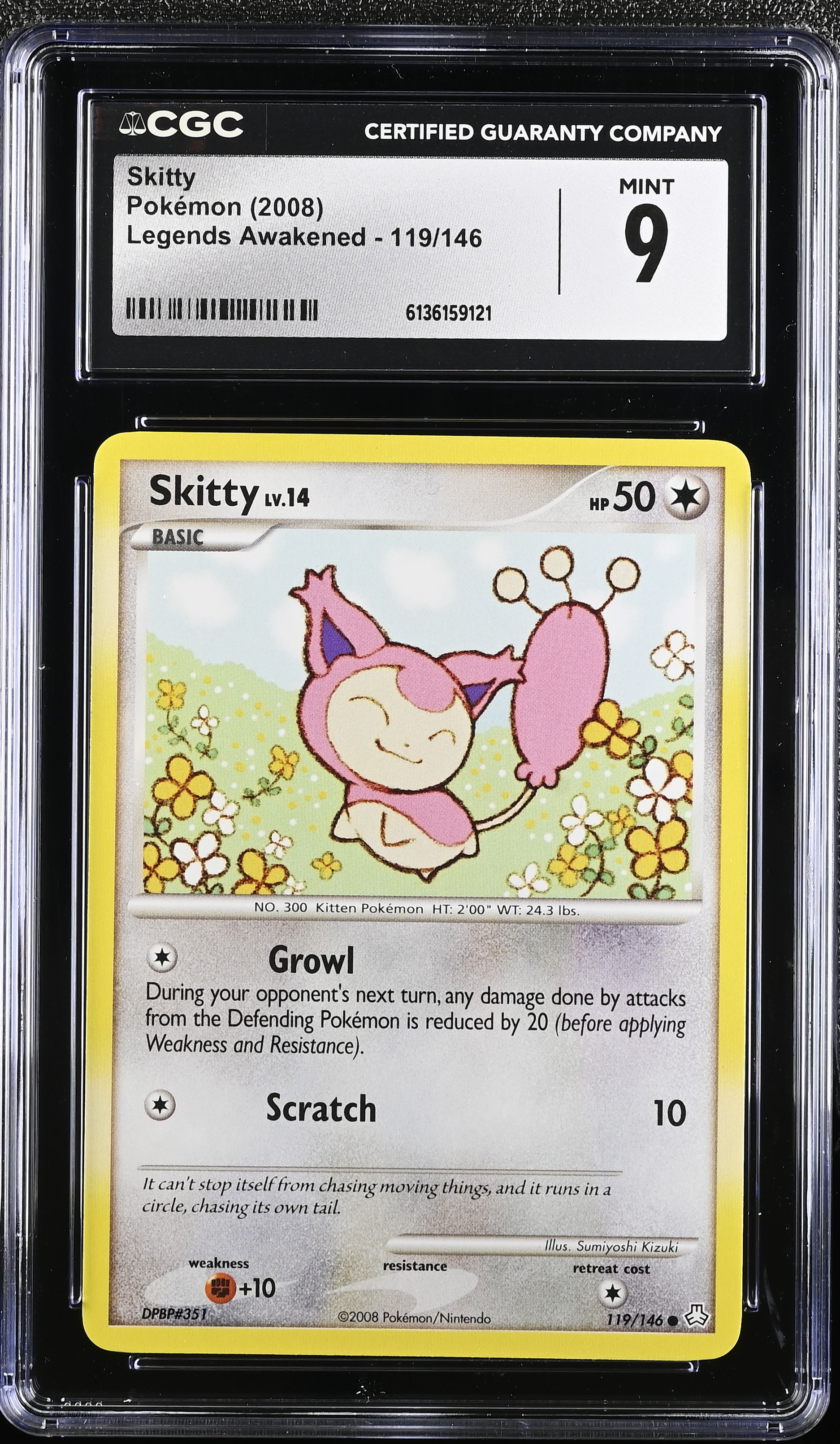 2008 Pokemon Legends Awakened Skitty English