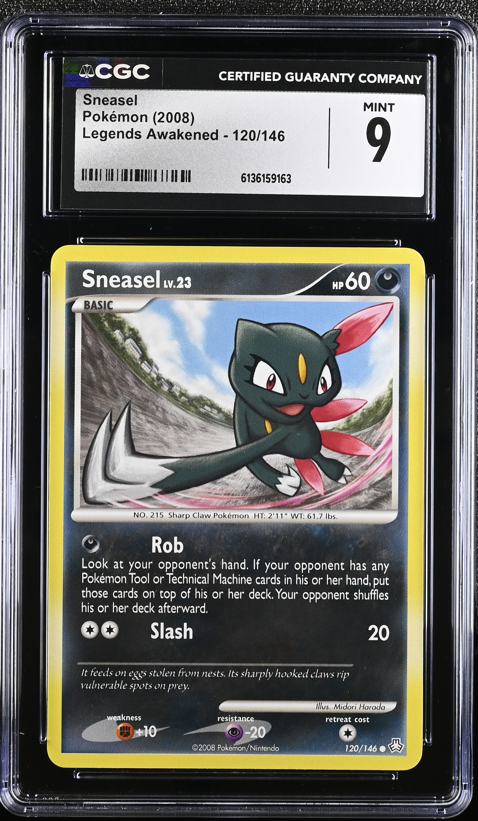 2008 Pokemon Legends Awakened Sneasel English