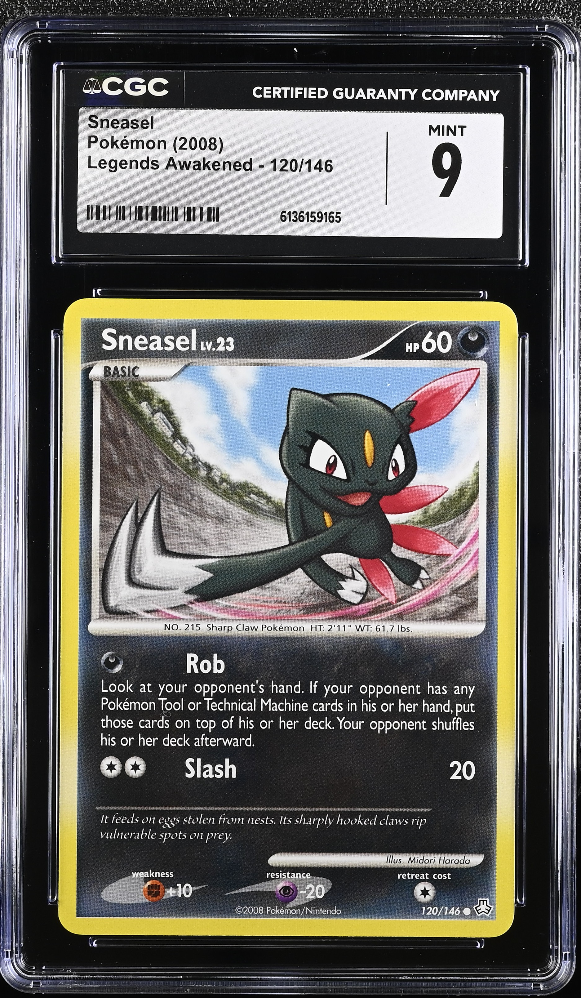 2008 Pokemon Legends Awakened Sneasel English