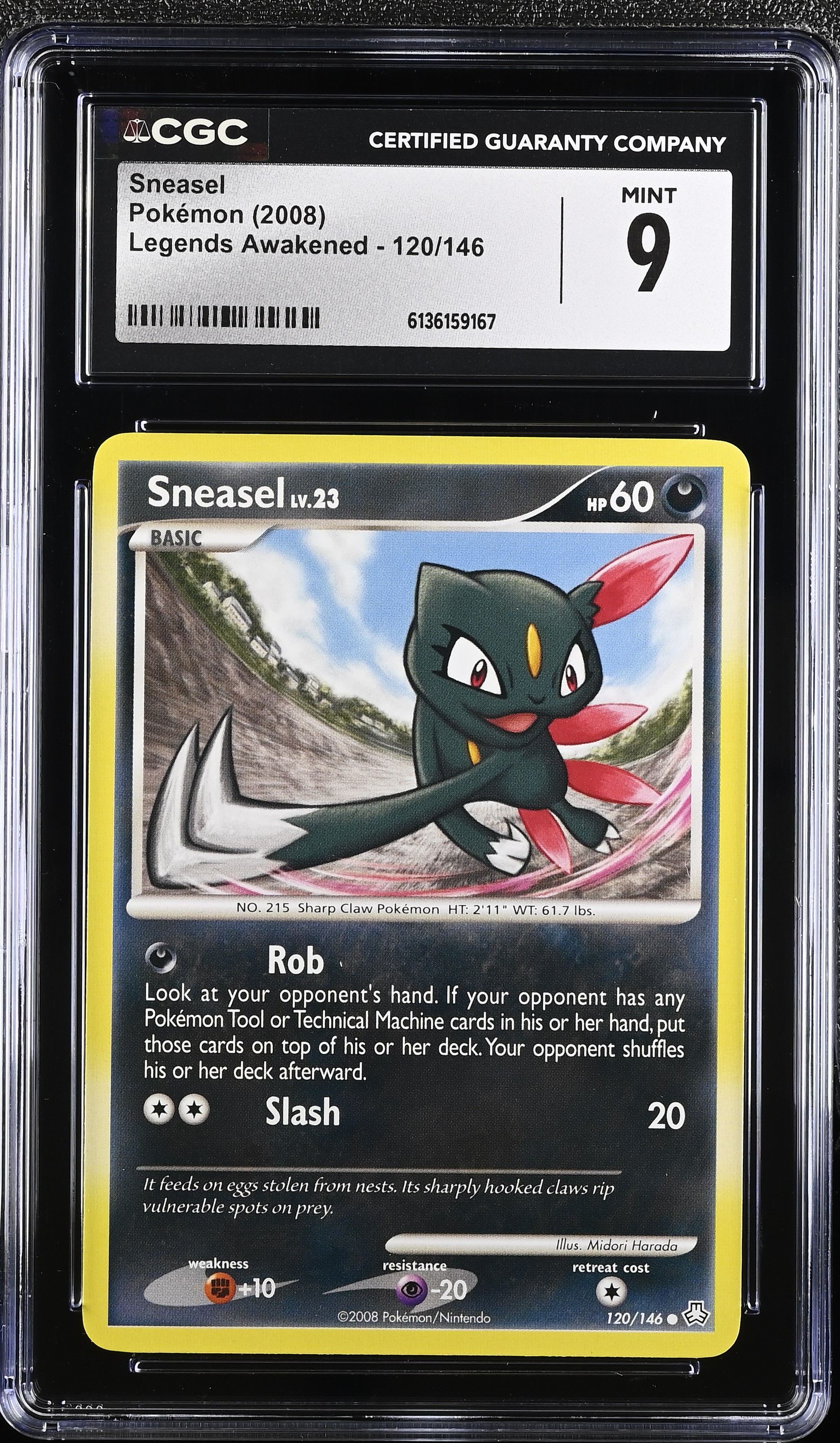 2008 Pokemon Legends Awakened Sneasel English