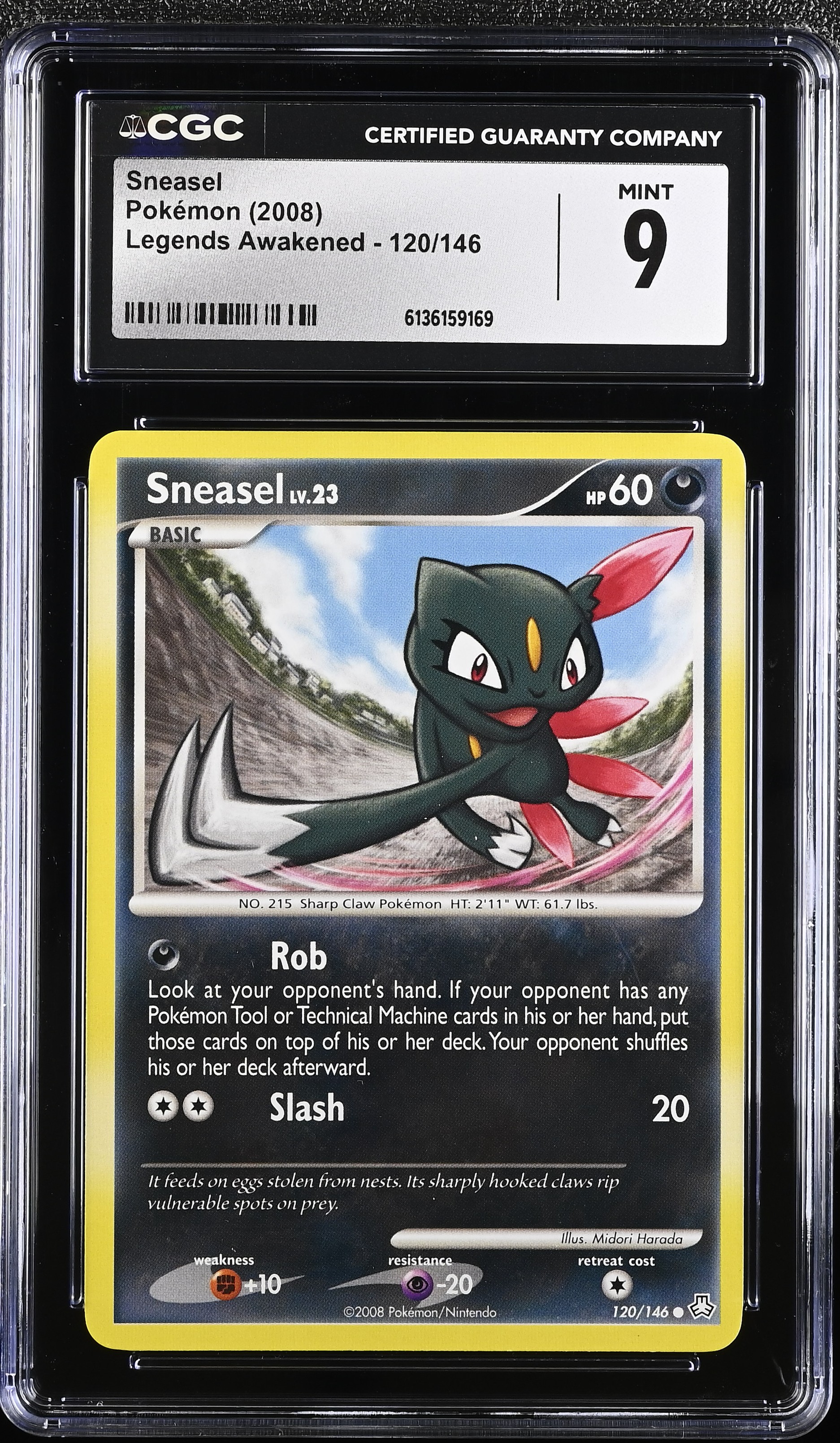2008 Pokemon Legends Awakened Sneasel English