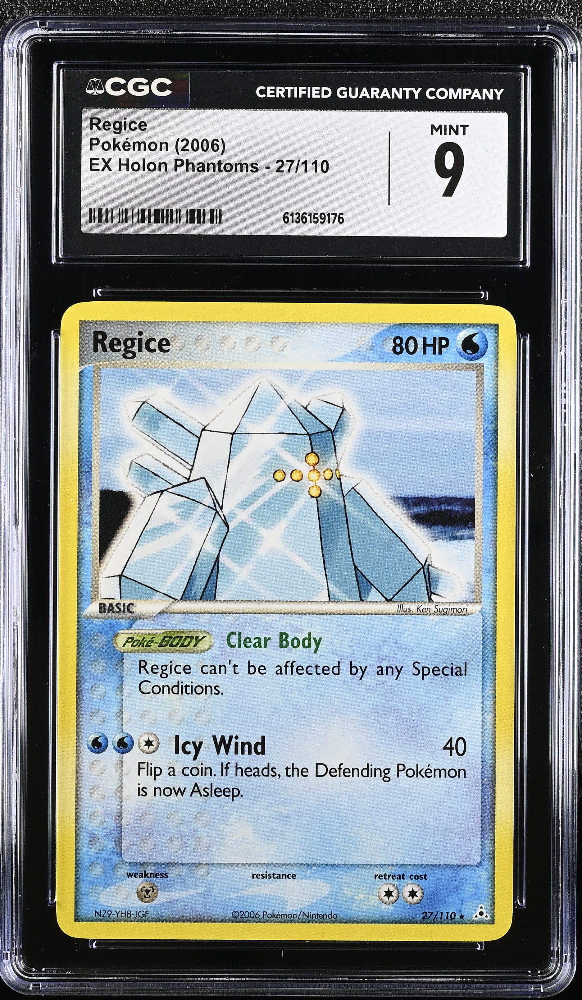 2006 Pokemon EX Holon Phantoms Regice English