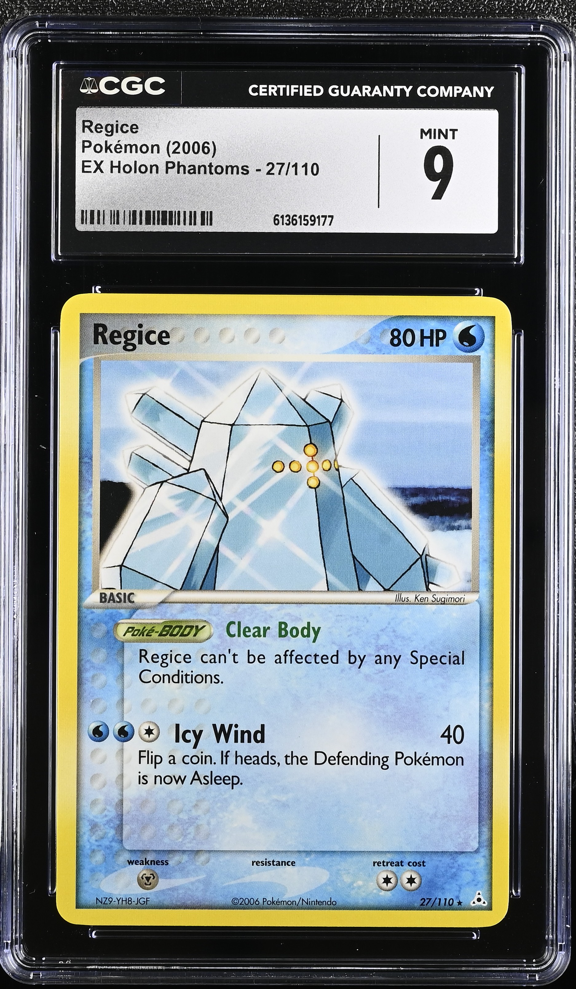 2006 Pokemon EX Holon Phantoms Regice English
