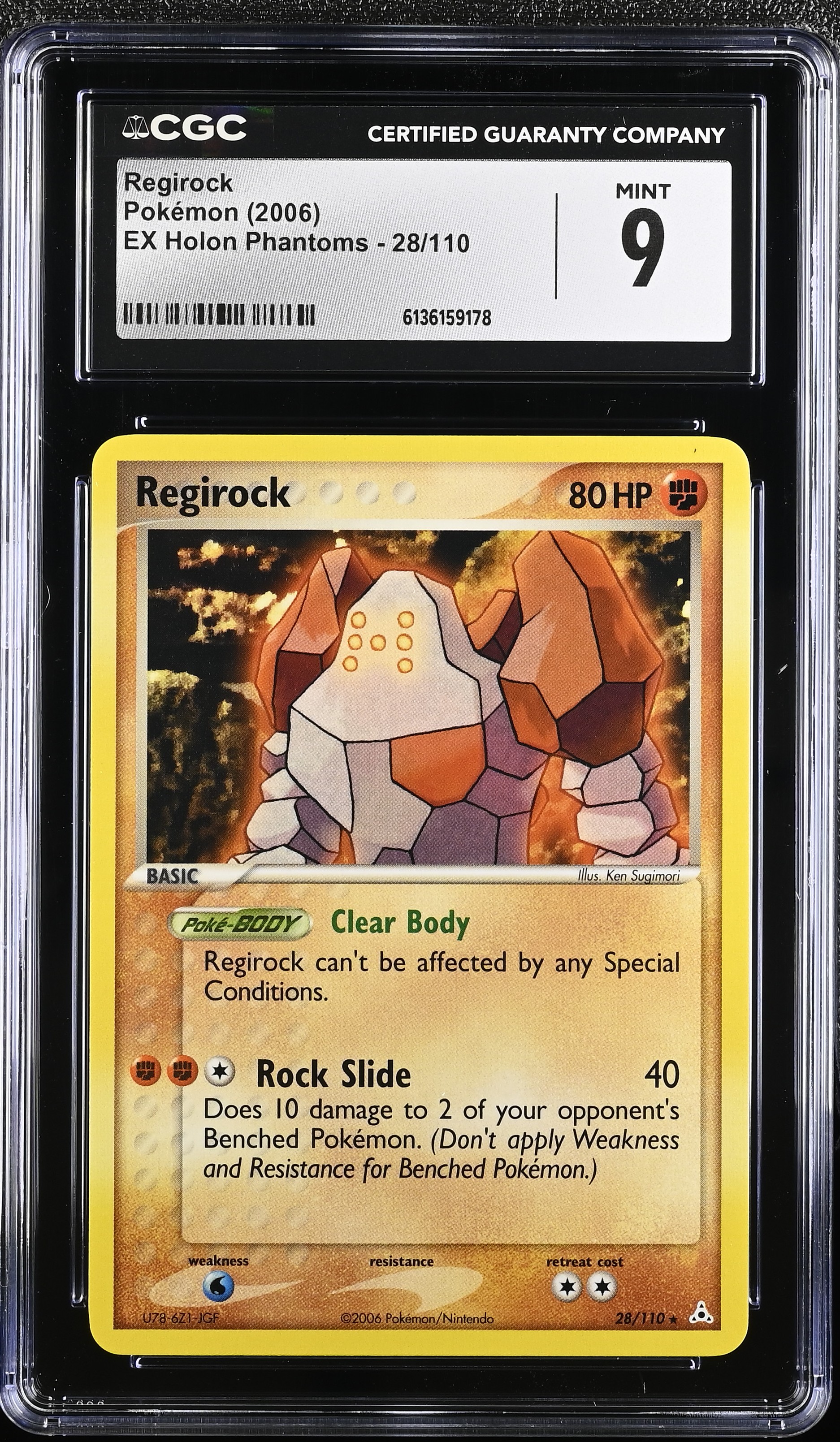 2006 Pokemon EX Holon Phantoms Regirock English