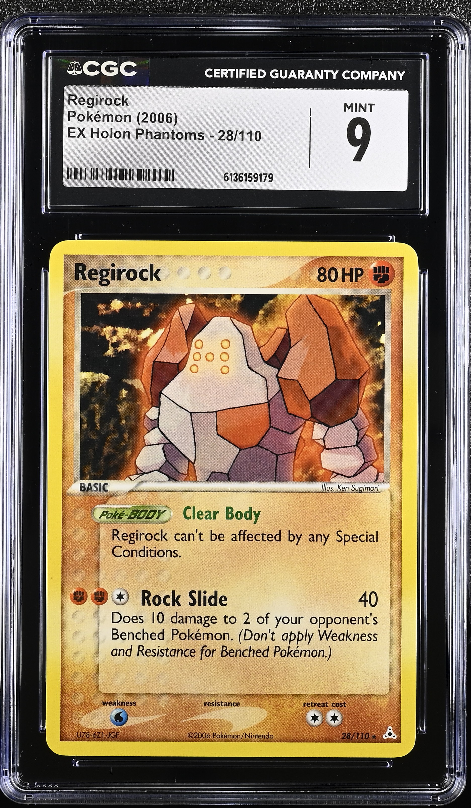 2006 Pokemon EX Holon Phantoms Regirock English