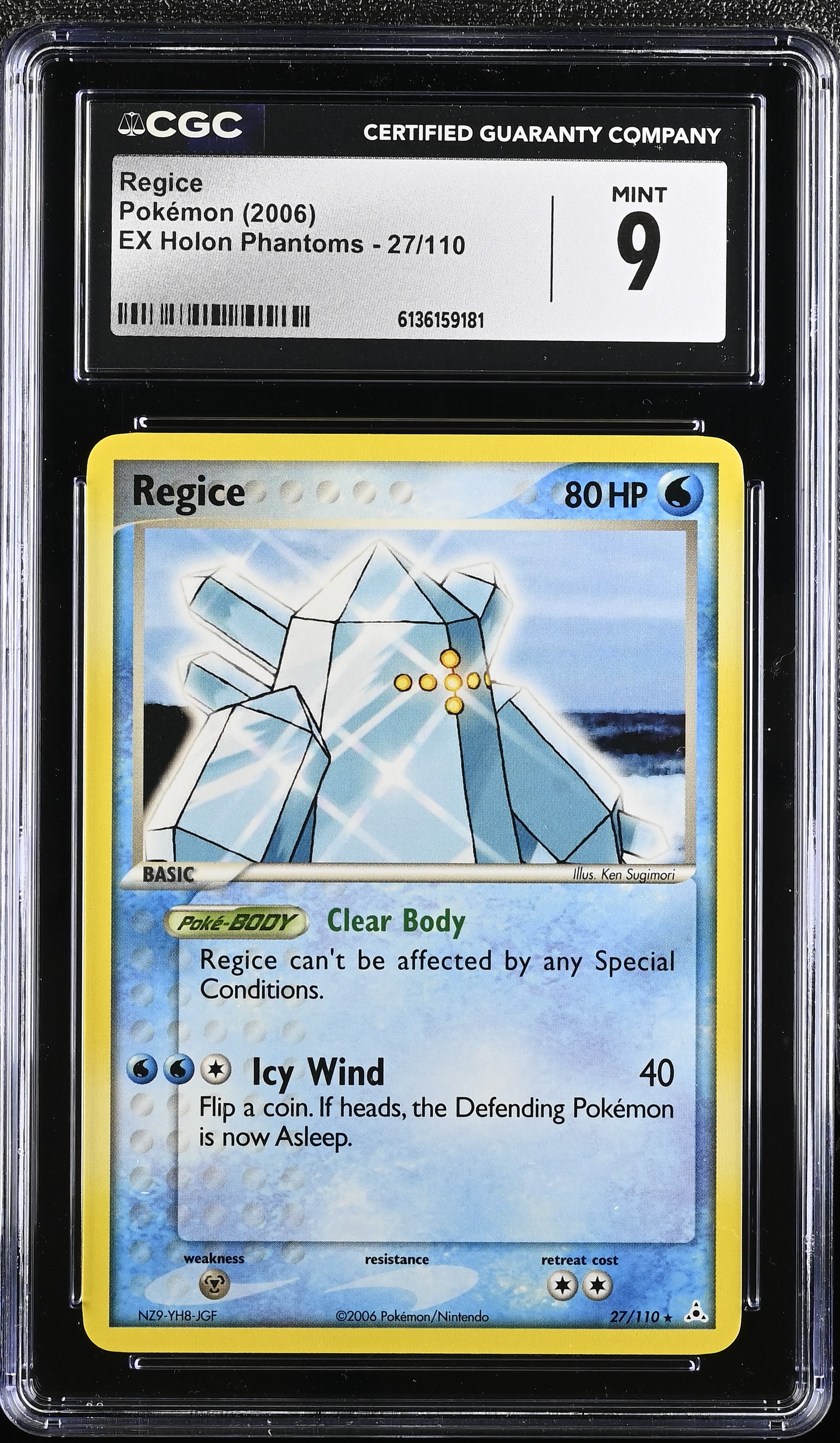 2006 Pokemon EX Holon Phantoms Regice English