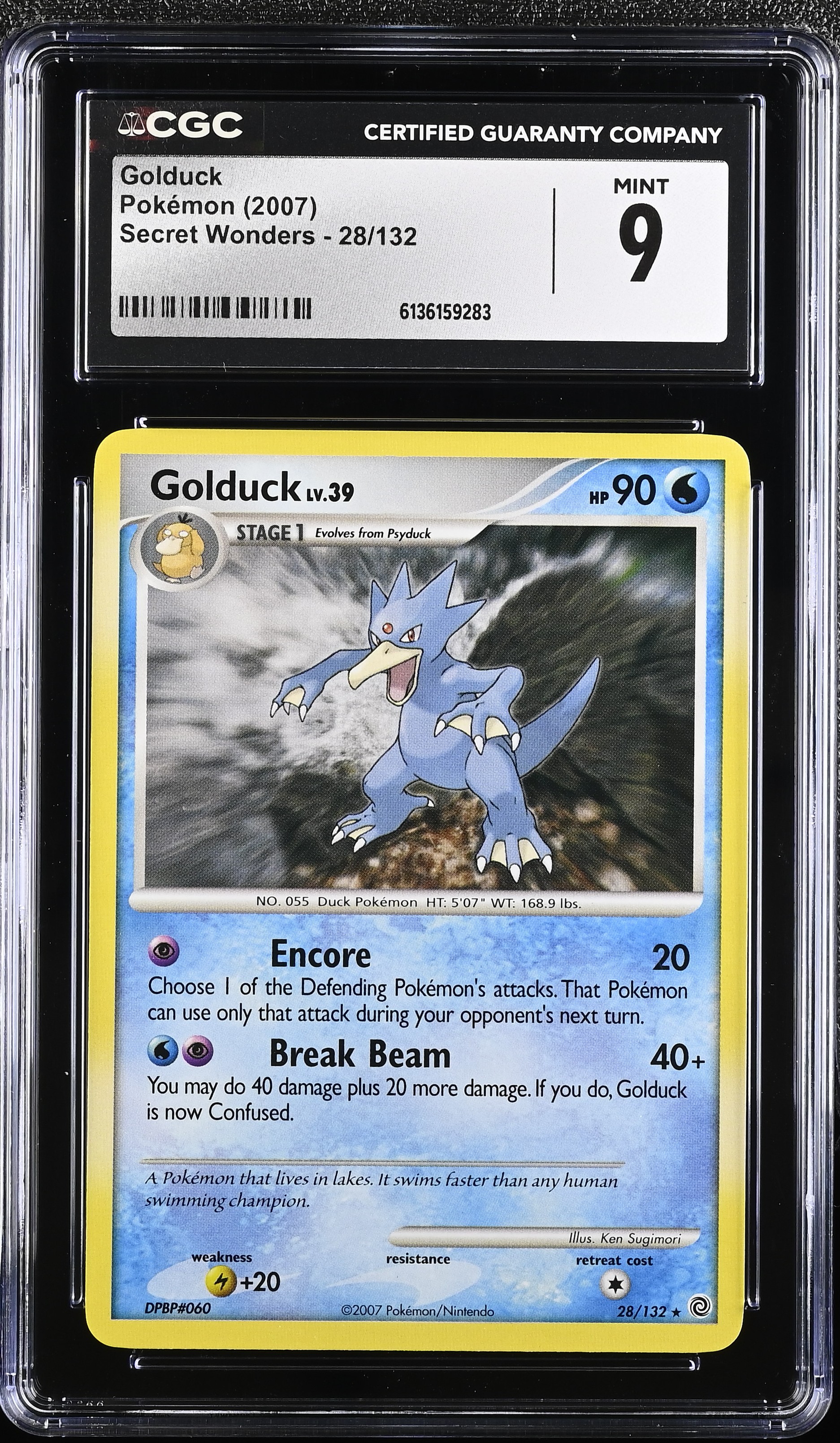 2007 Pokemon Secret Wonders Golduck English