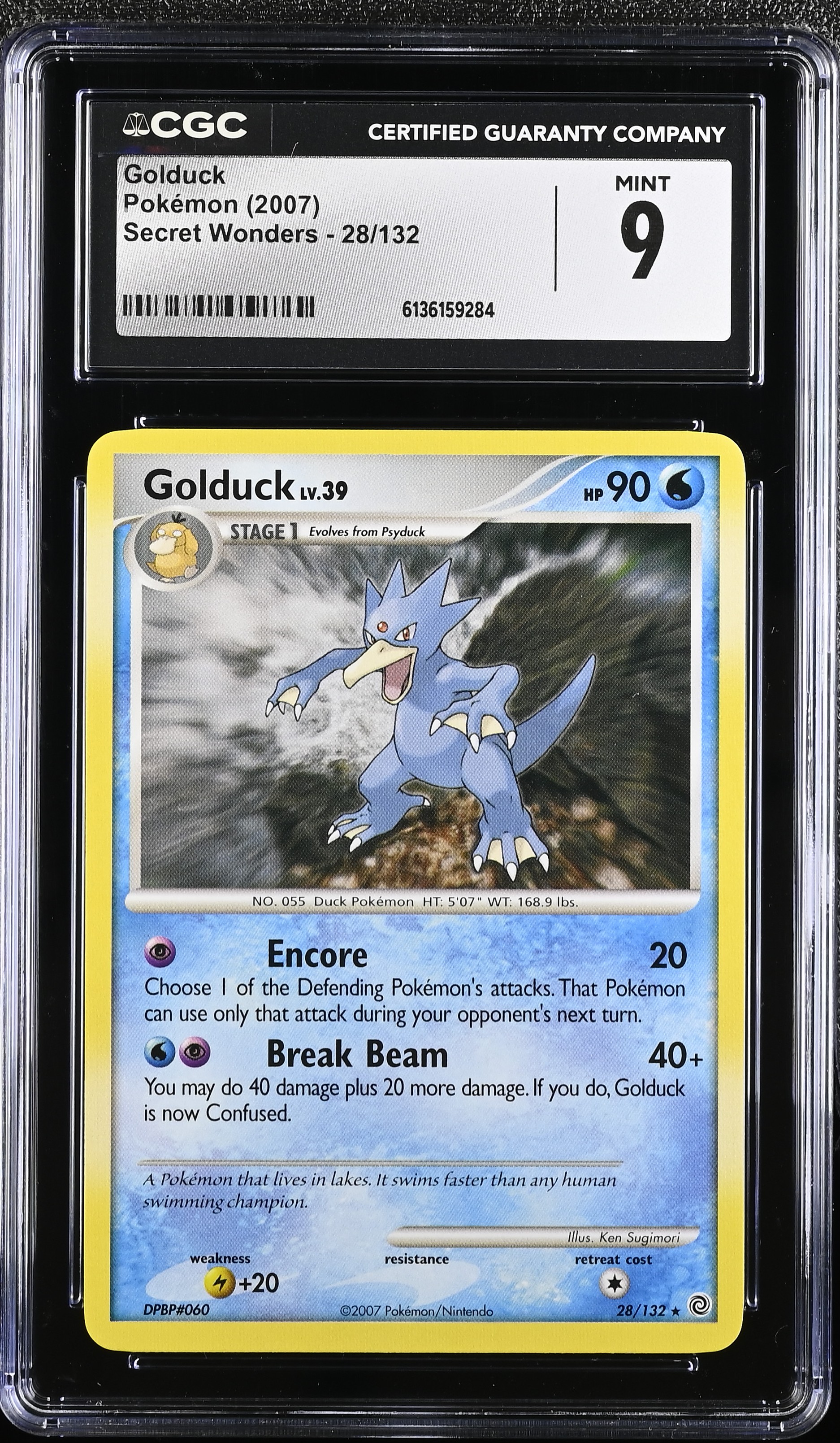 2007 Pokemon Secret Wonders Golduck English