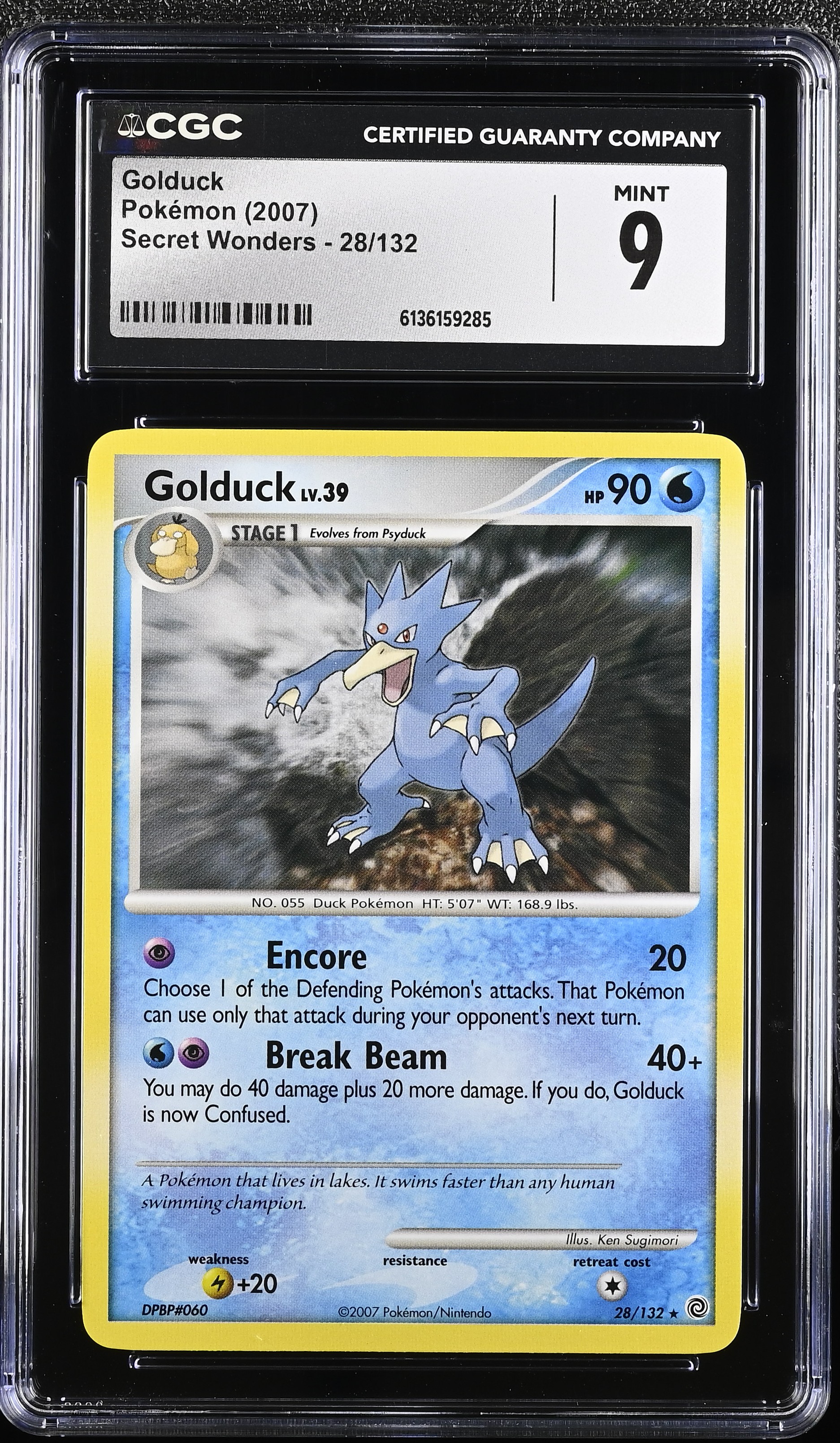 2007 Pokemon Secret Wonders Golduck English