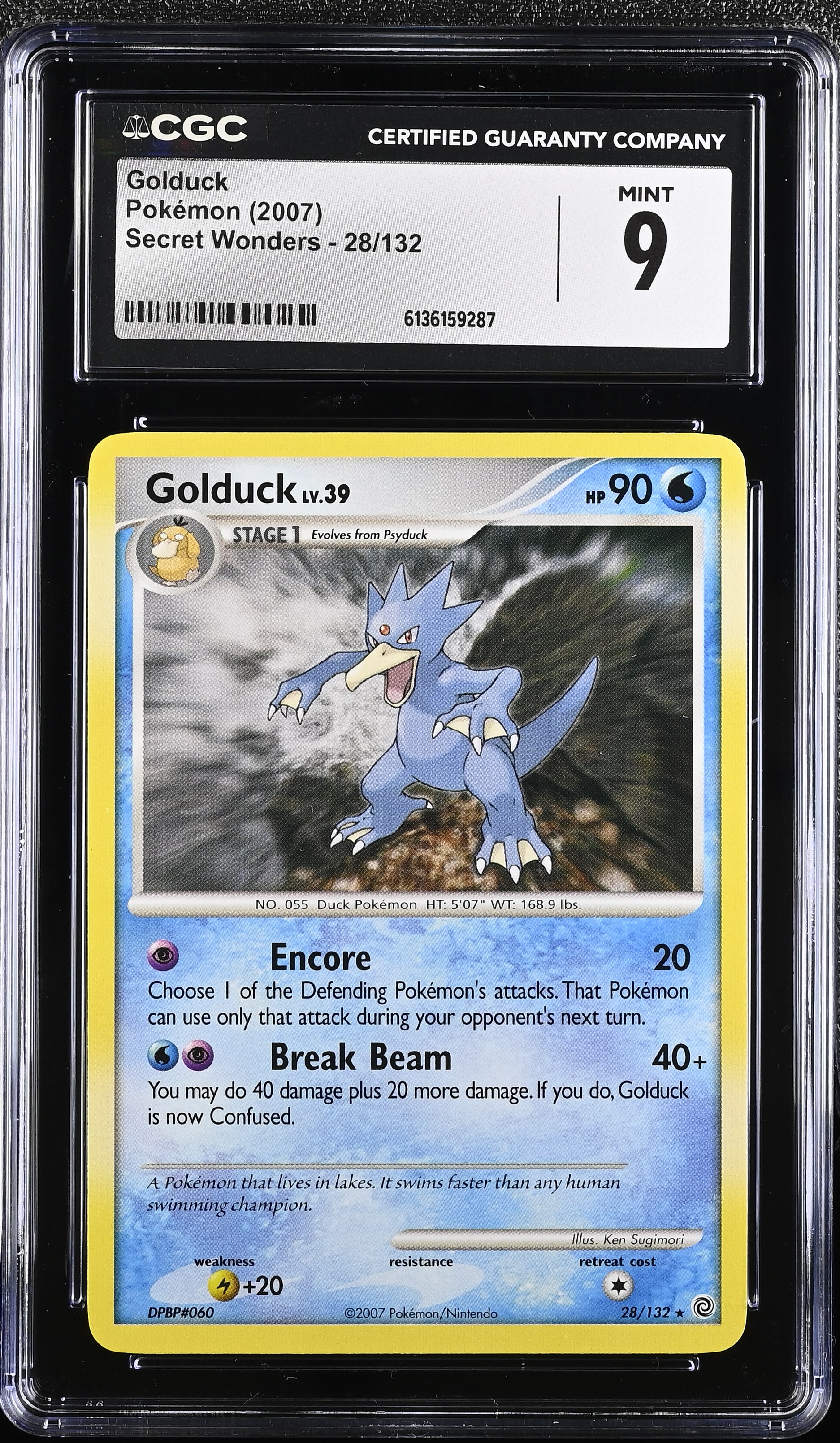 2007 Pokemon Secret Wonders Golduck English