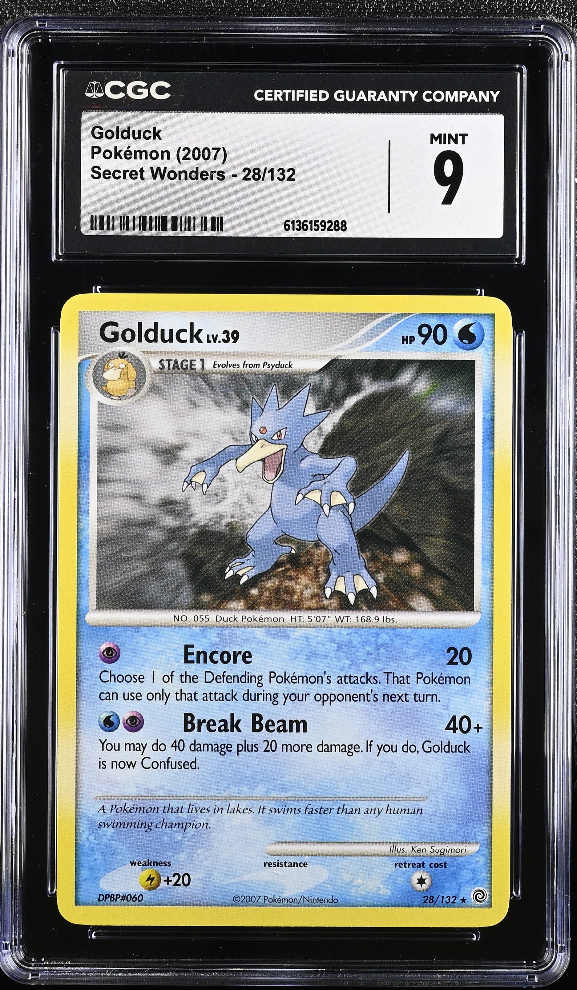 2007 Pokemon Secret Wonders Golduck English