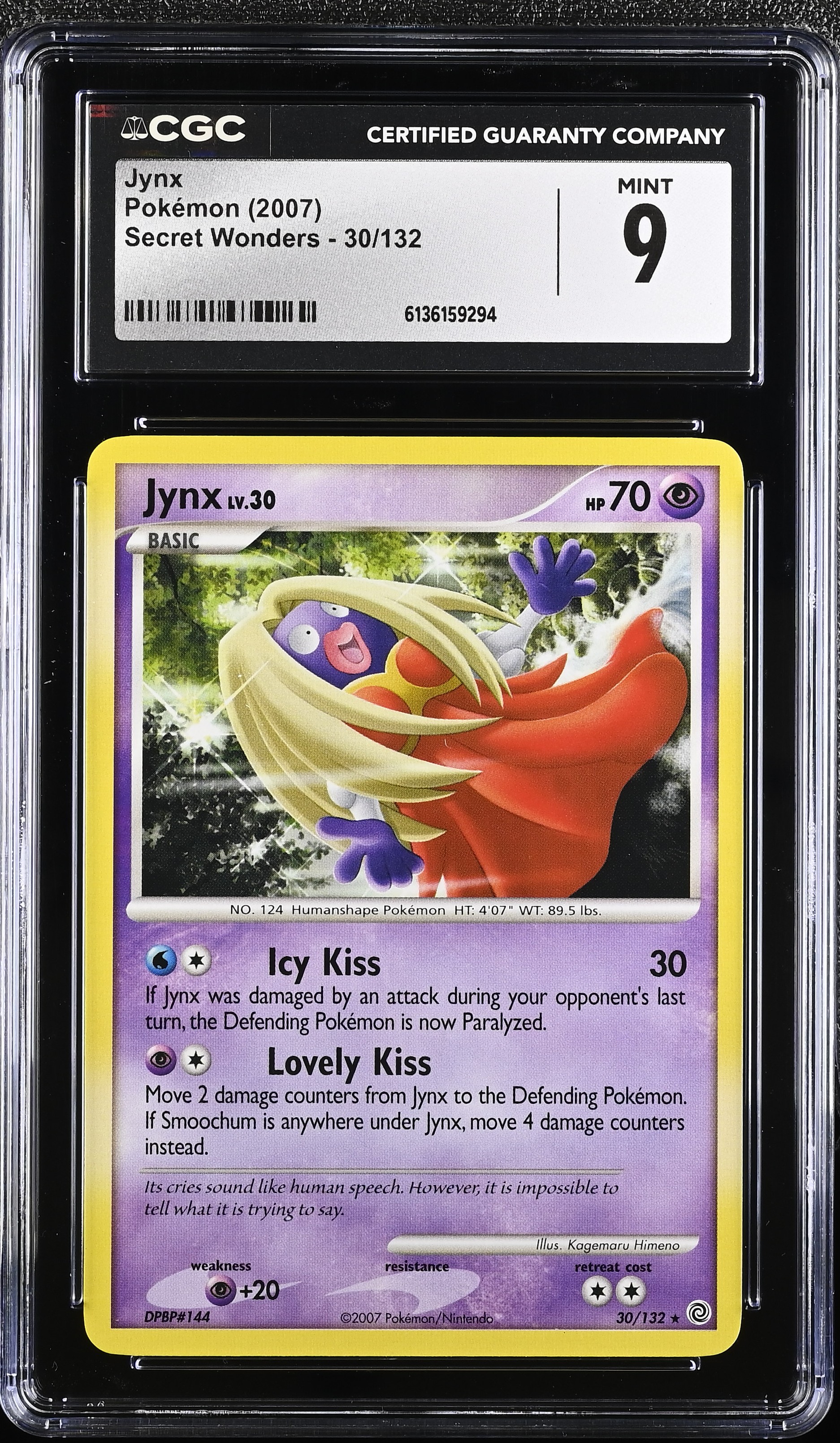 2007 Pokémon Secret Wonders Jynx English