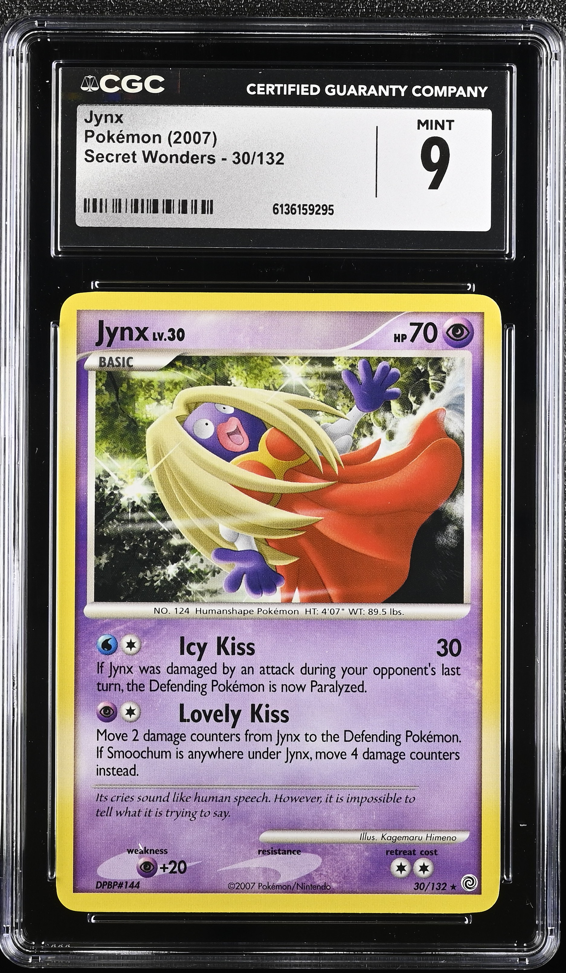 2007 Pokémon Secret Wonders Jynx English