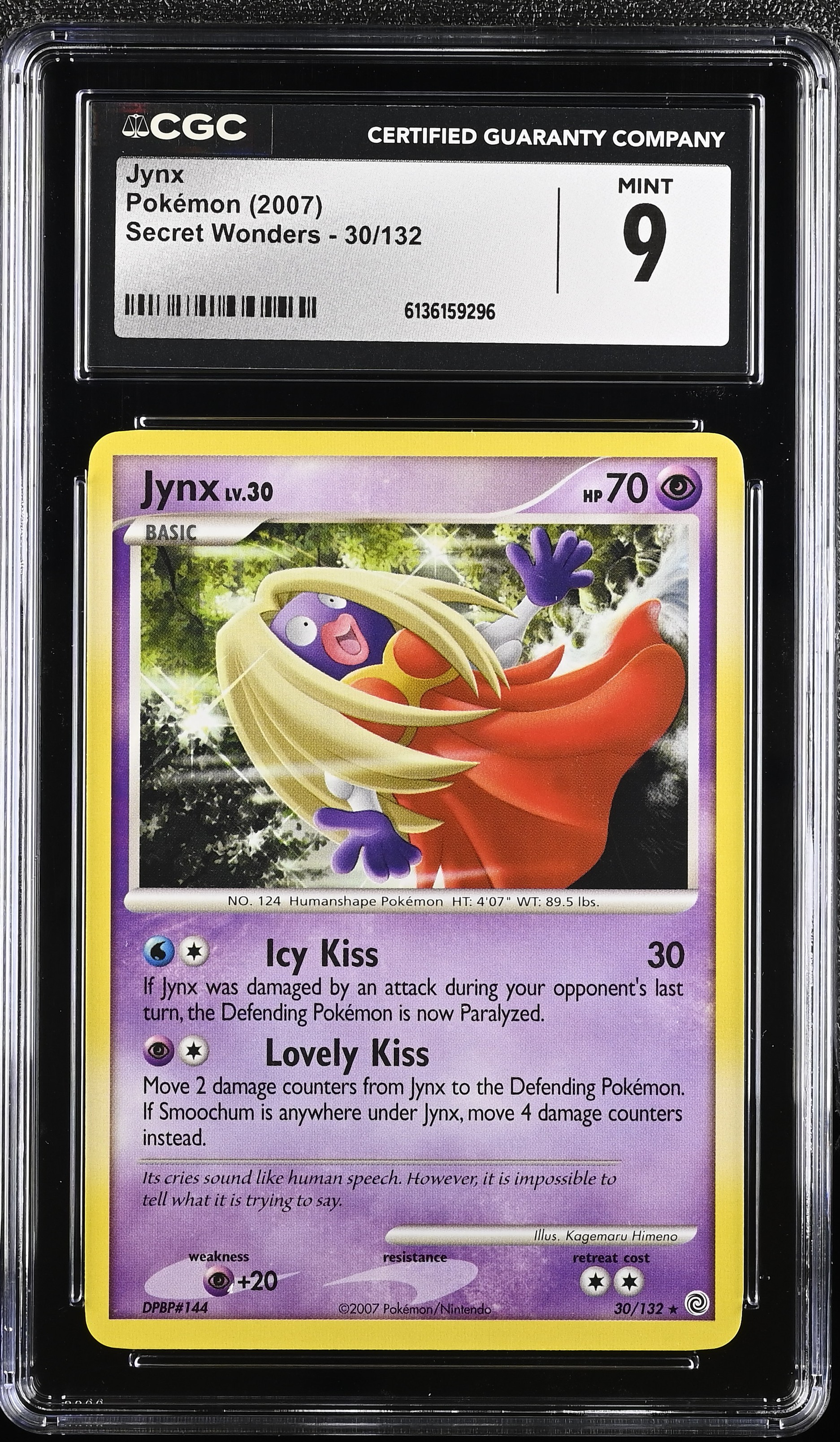 2007 Pokemon Secret Wonders Jynx English