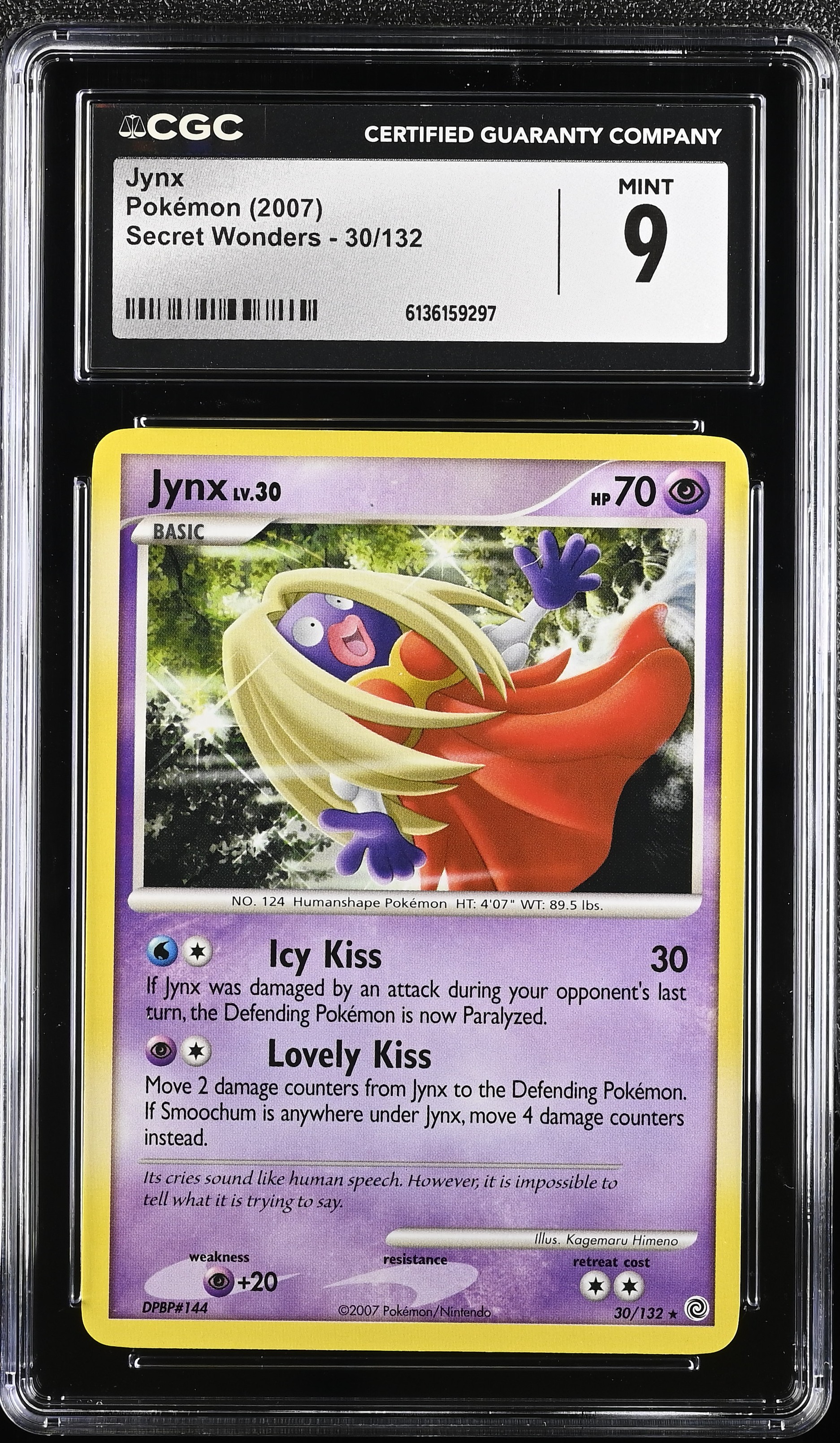 2007 Pokemon Secret Wonders Jynx English