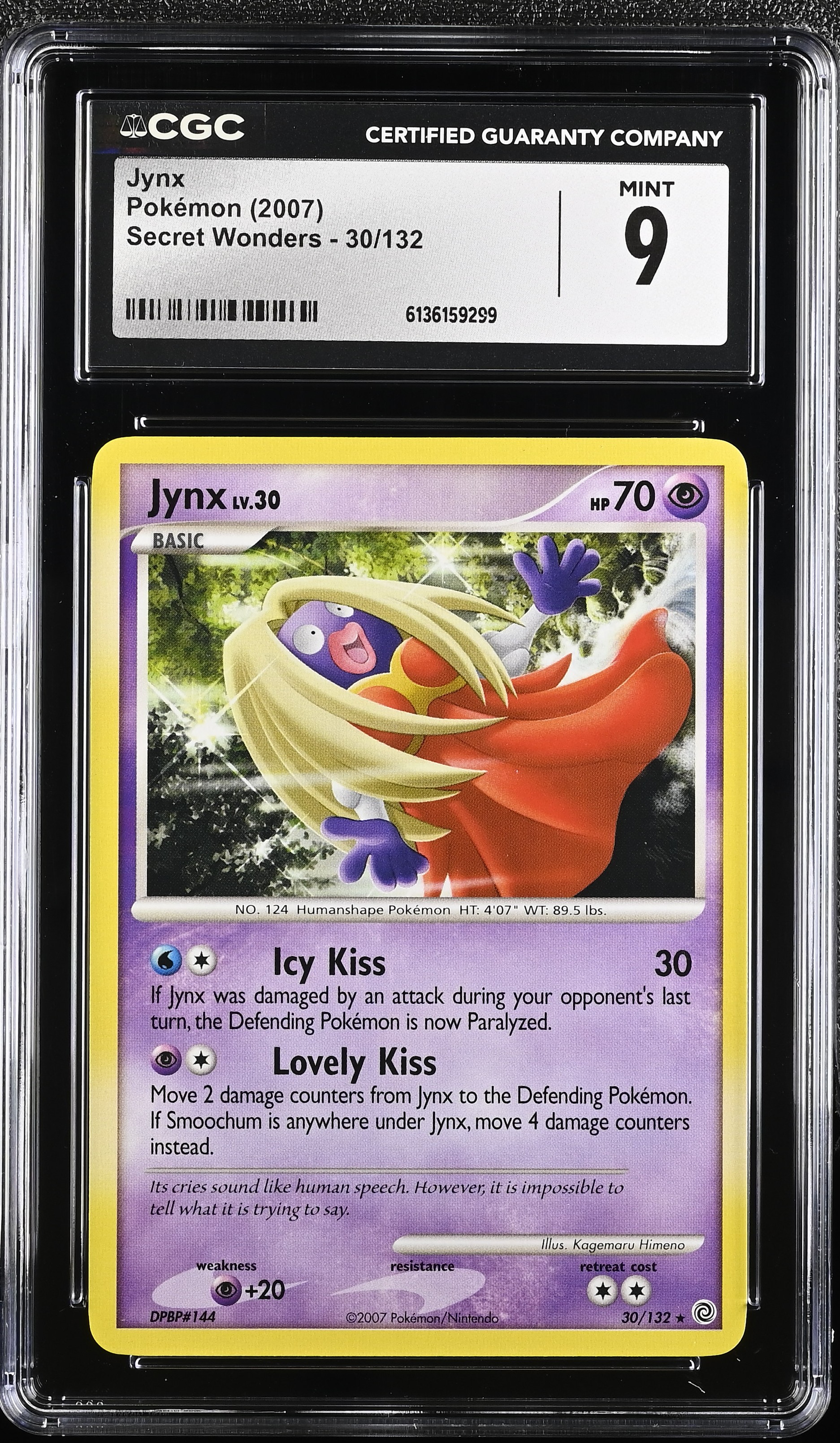 2007 Pokemon Secret Wonders Jynx English