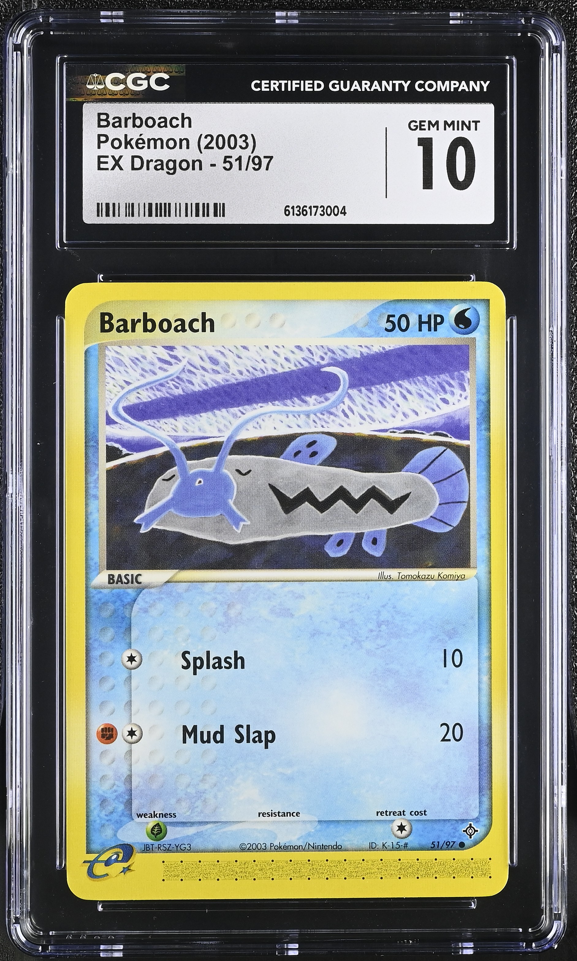 2003 Pokemon EX Dragon Barboach English
