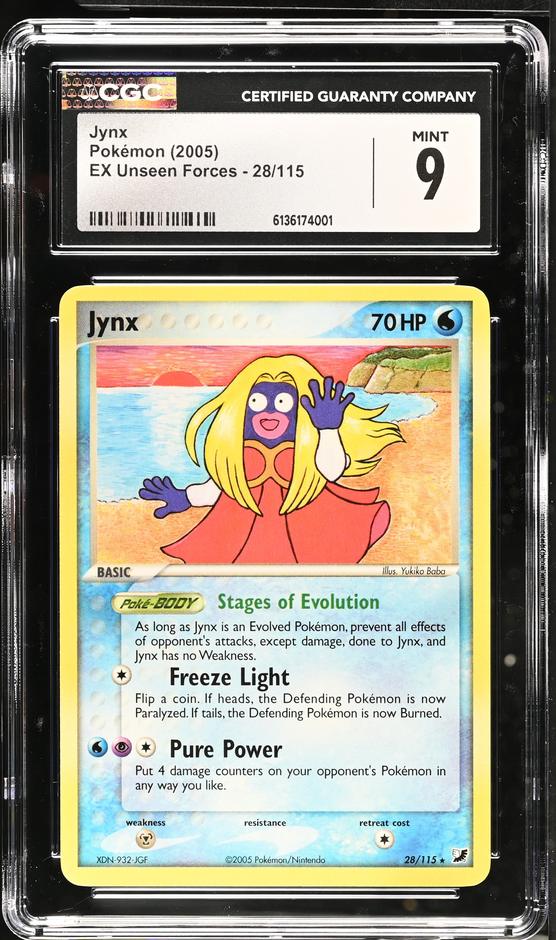 2005 Pokemon EX Unseen Forces Jynx English
