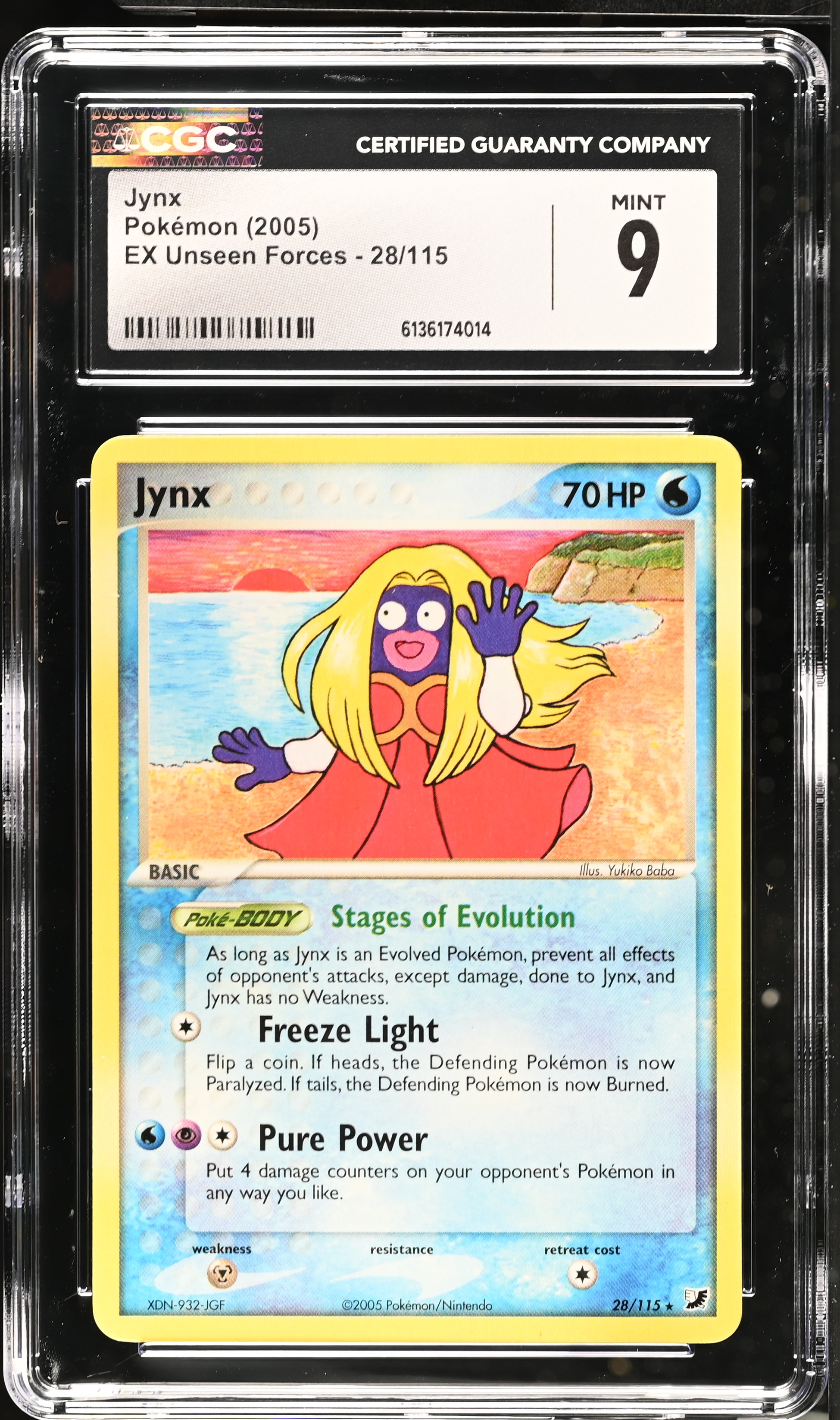 2005 Pokemon EX Unseen Forces Jynx English