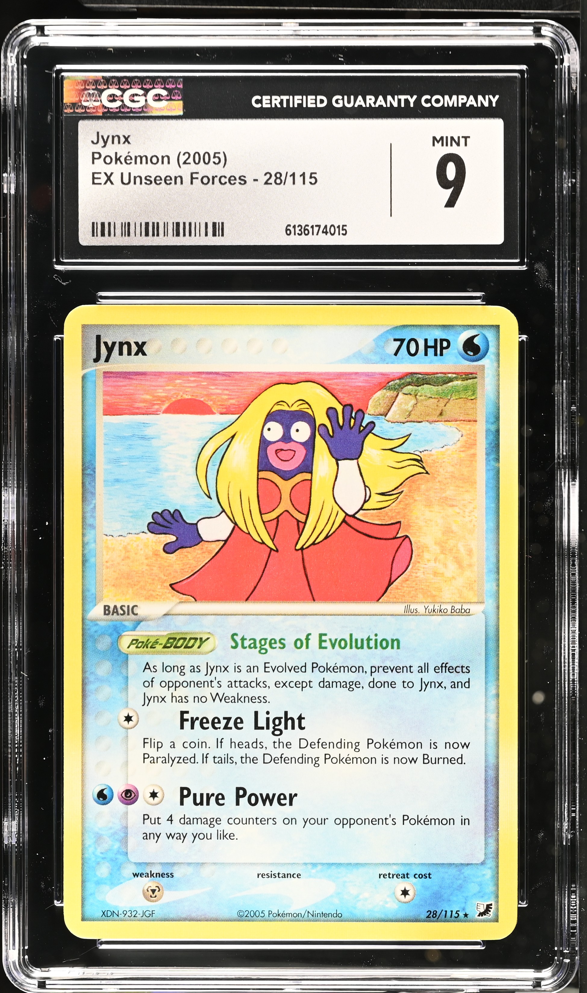2005 Pokemon EX Unseen Forces Jynx English