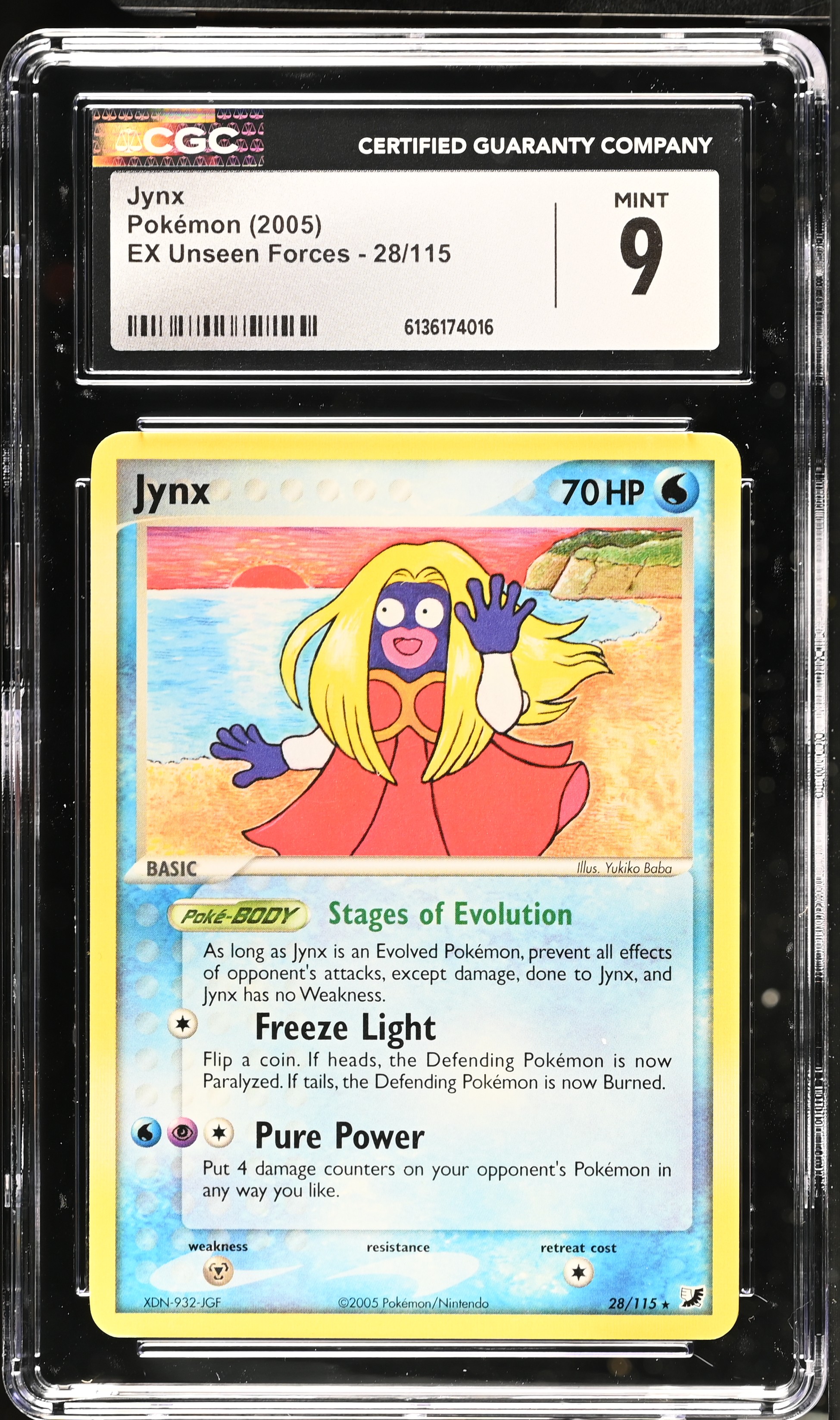 2005 Pokemon EX Unseen Forces Jynx English