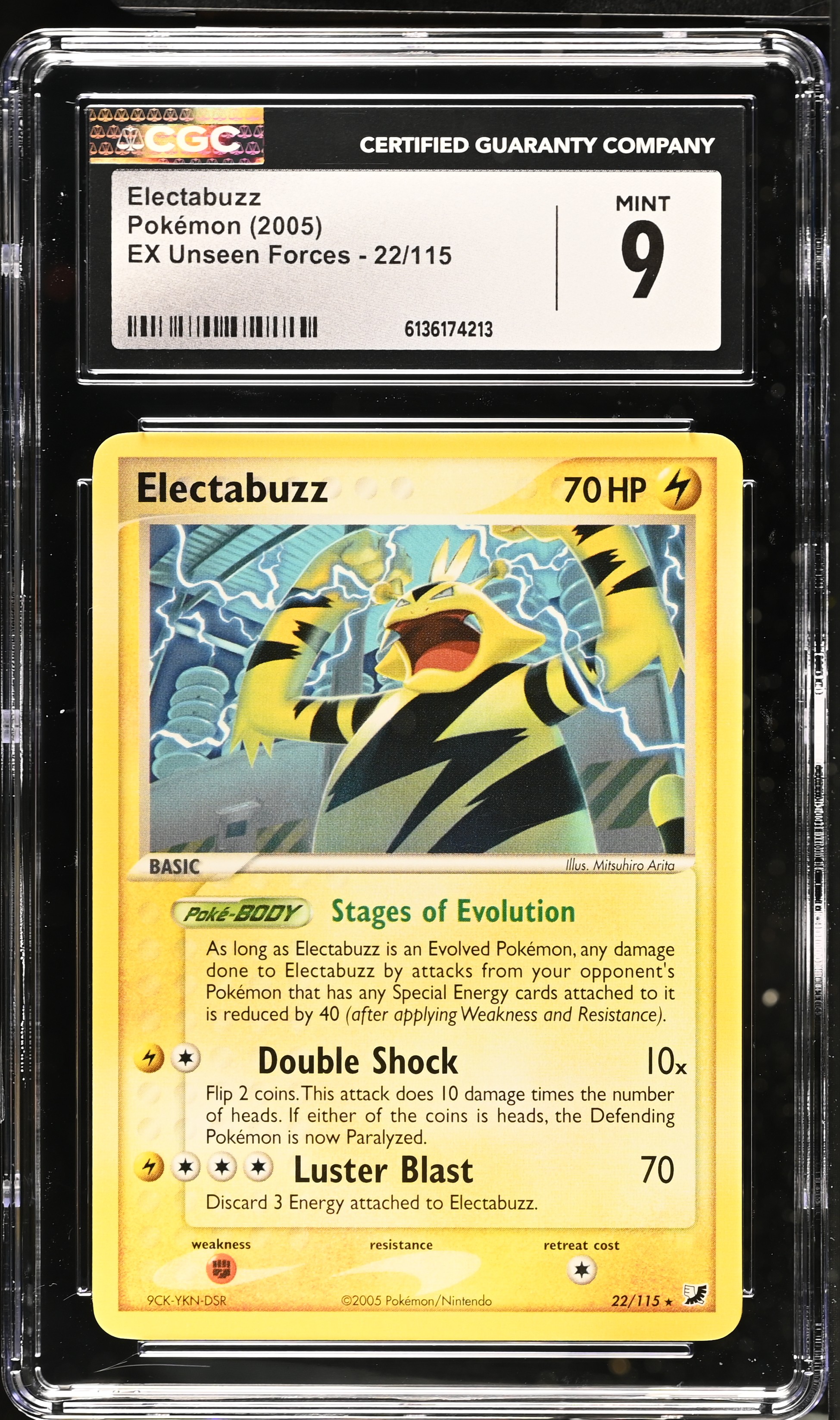2005 Pokemon EX Unseen Forces Electabuzz English