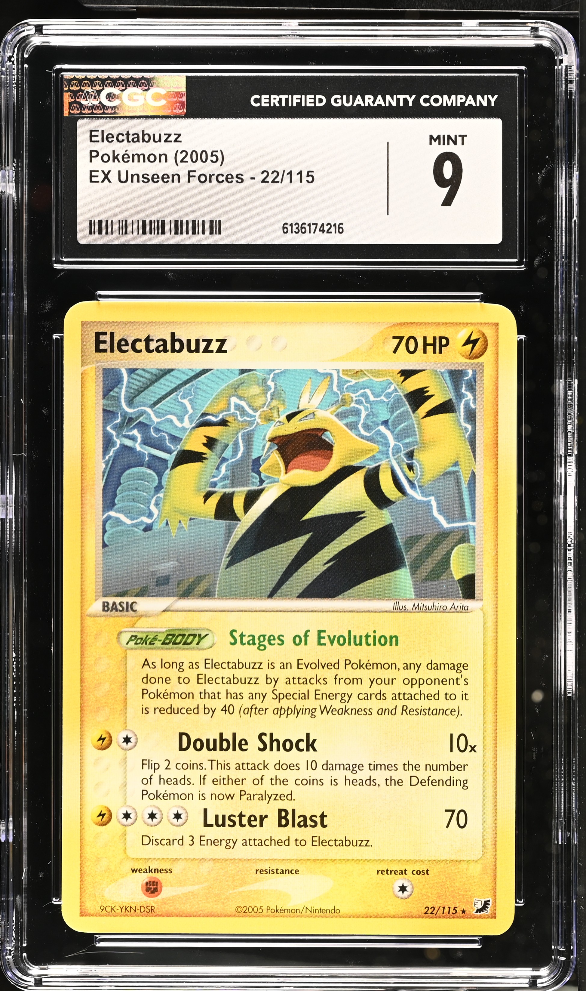 2005 Pokemon EX Unseen Forces Electabuzz English