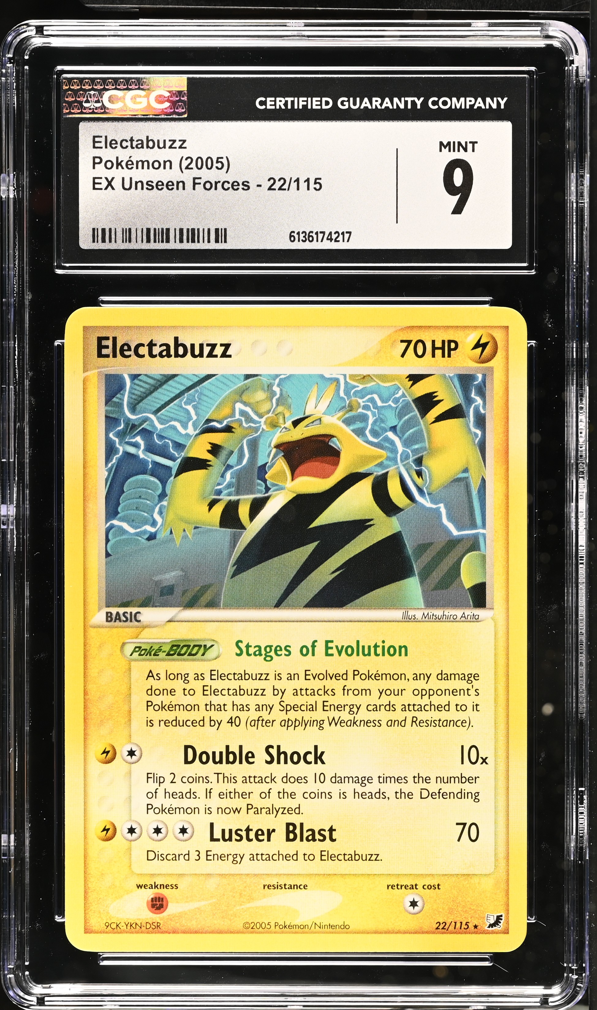2005 Pokemon EX Unseen Forces Electabuzz English