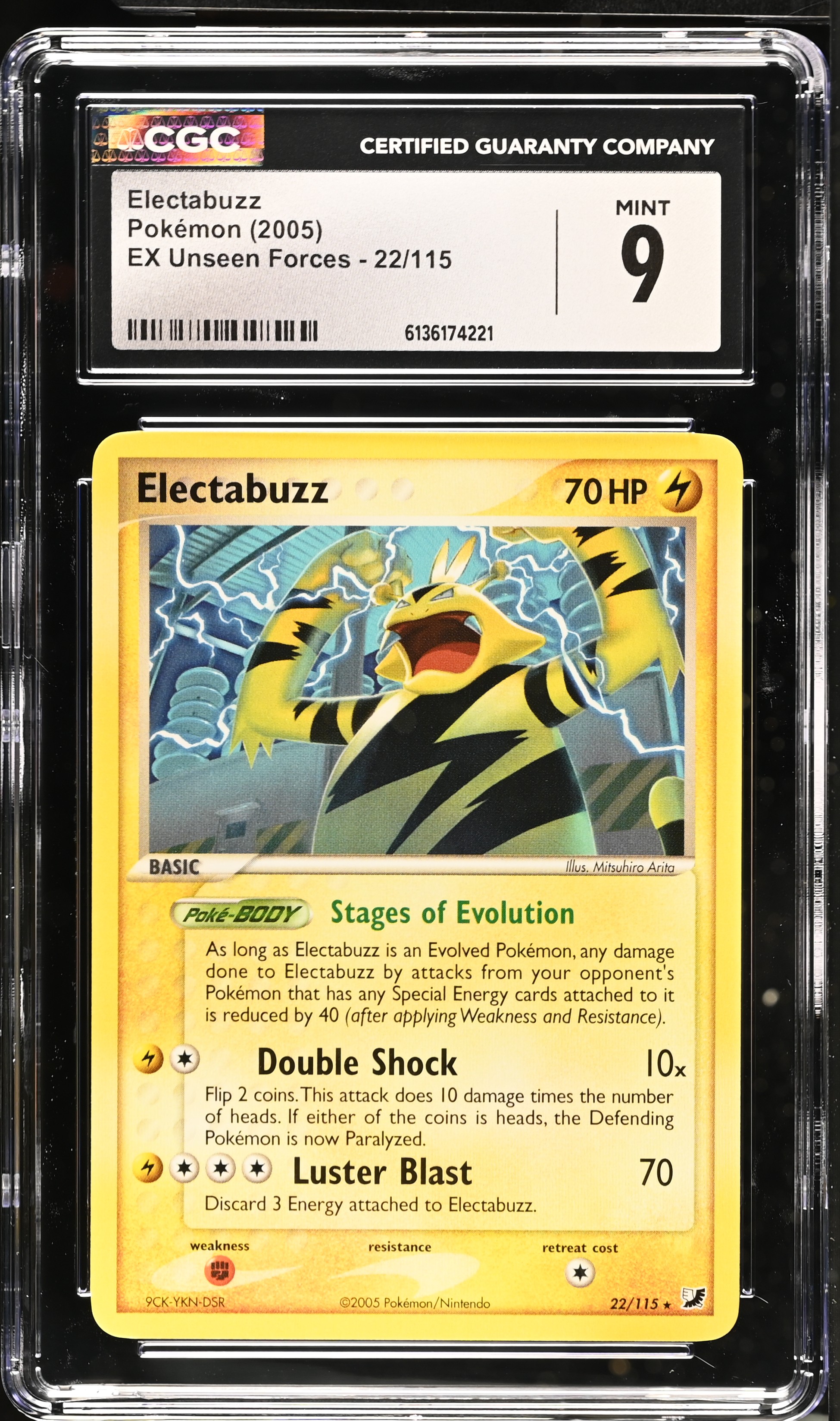2005 Pokemon EX Unseen Forces Electabuzz English