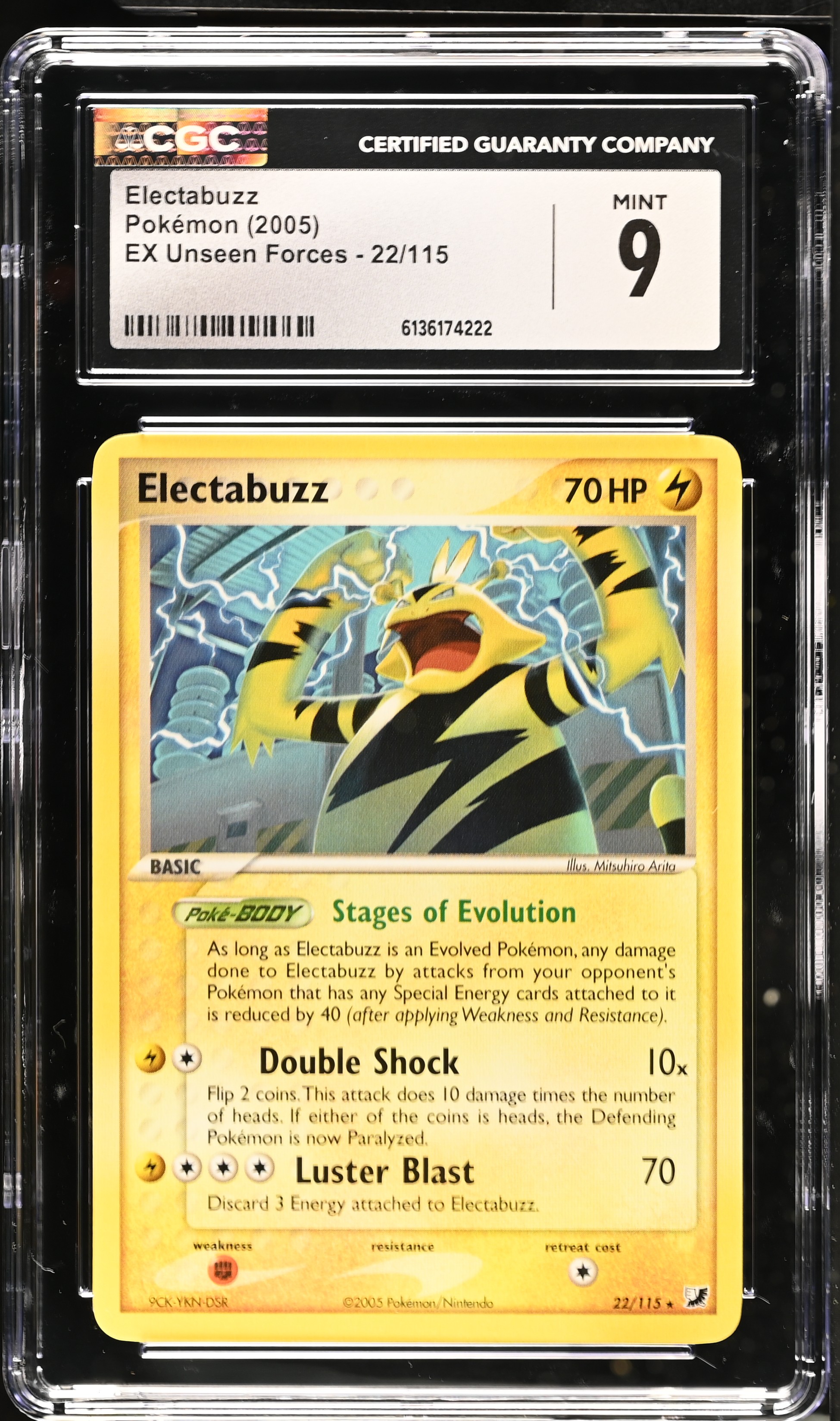 2005 Pokemon EX Unseen Forces Electabuzz English