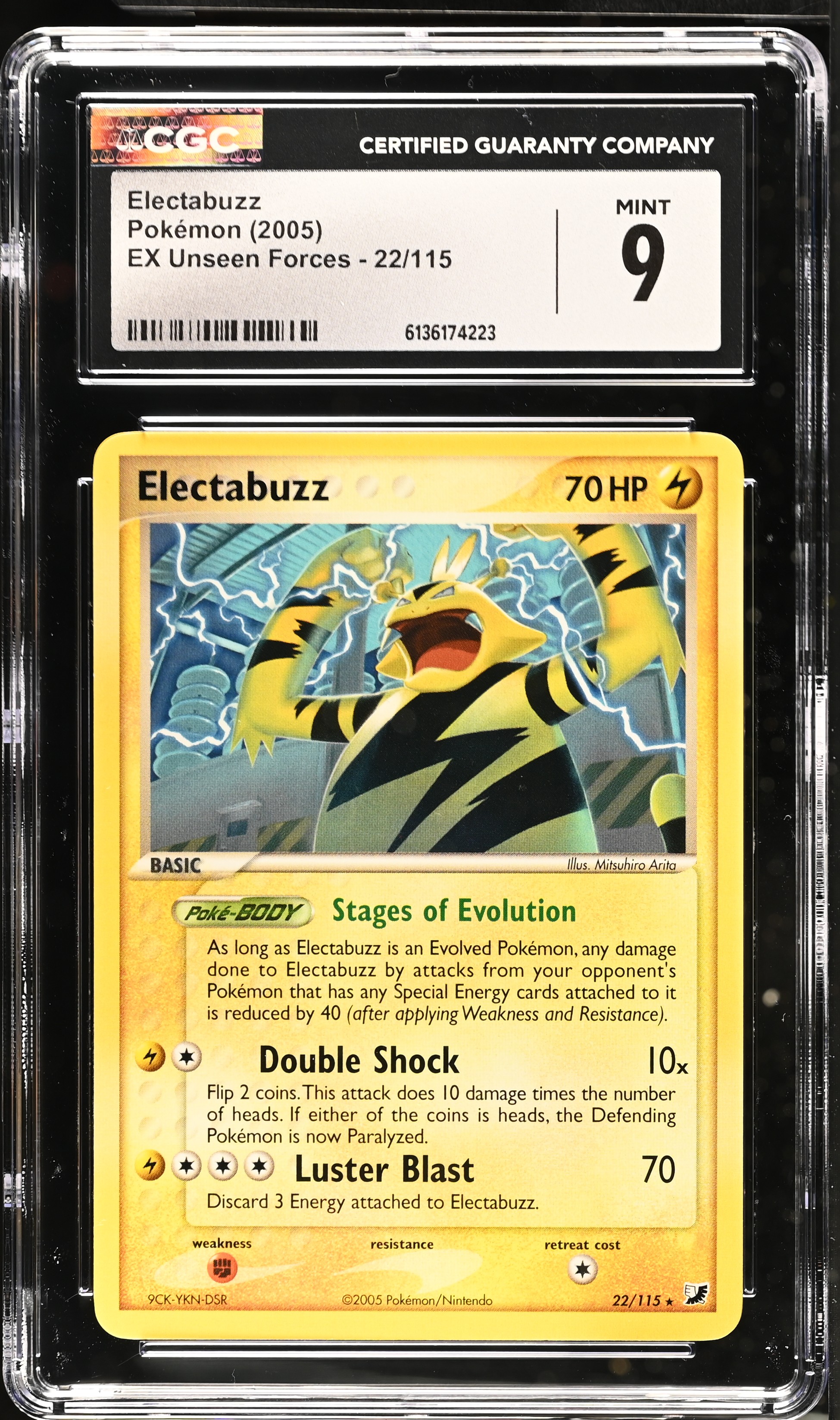 2005 Pokemon EX Unseen Forces Electabuzz English