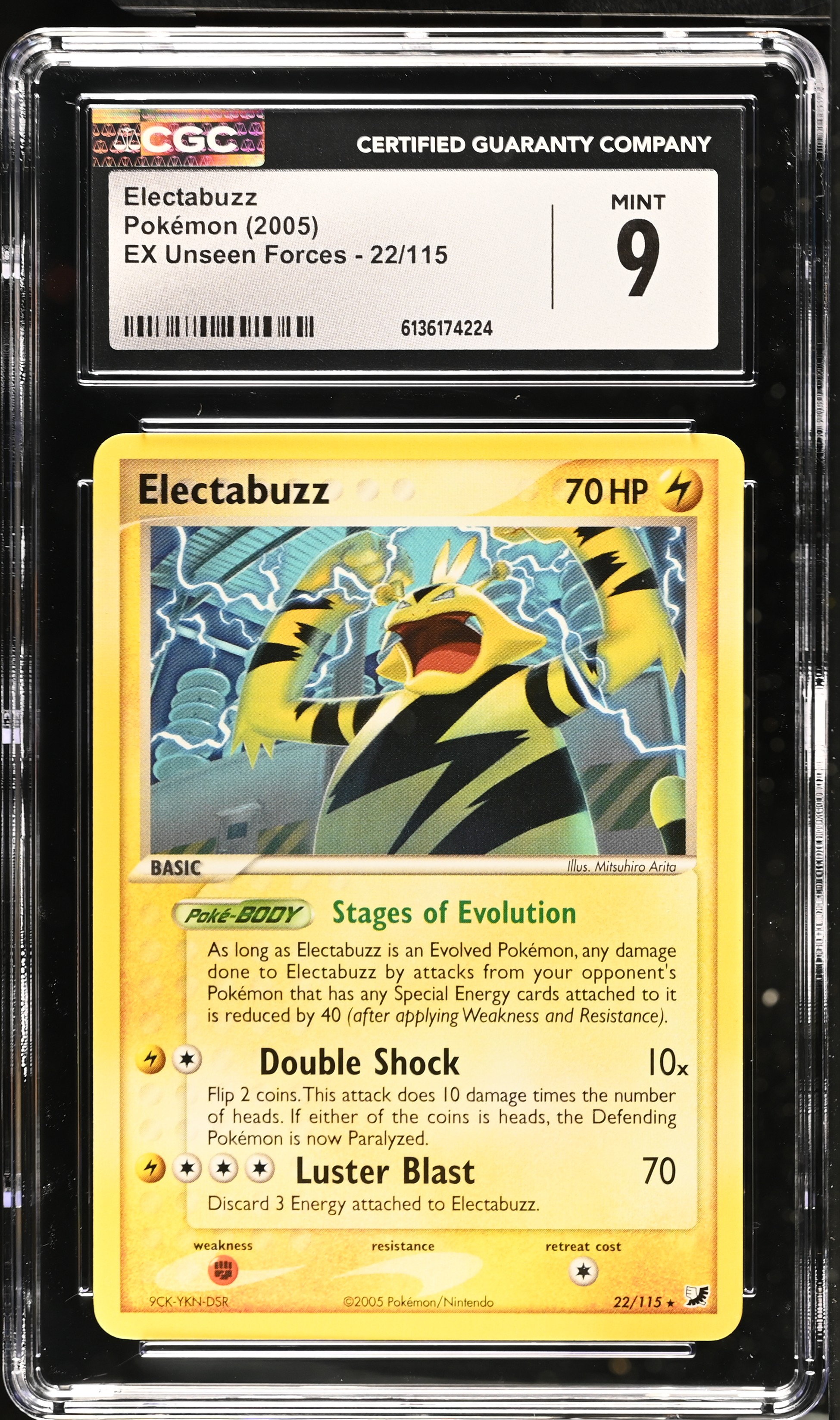 2005 Pokemon EX Unseen Forces Electabuzz English