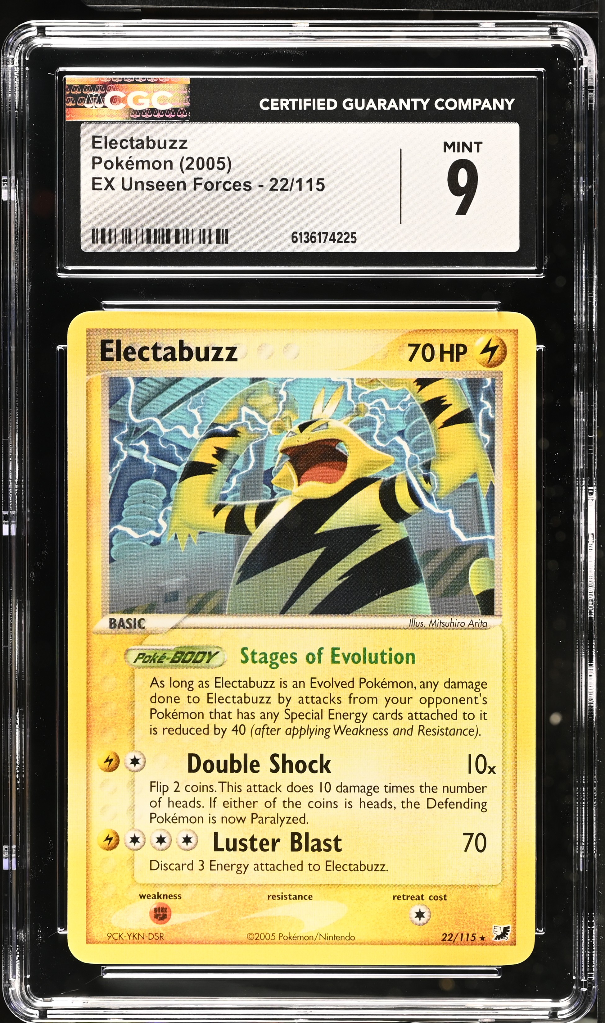 2005 Pokemon EX Unseen Forces Electabuzz English