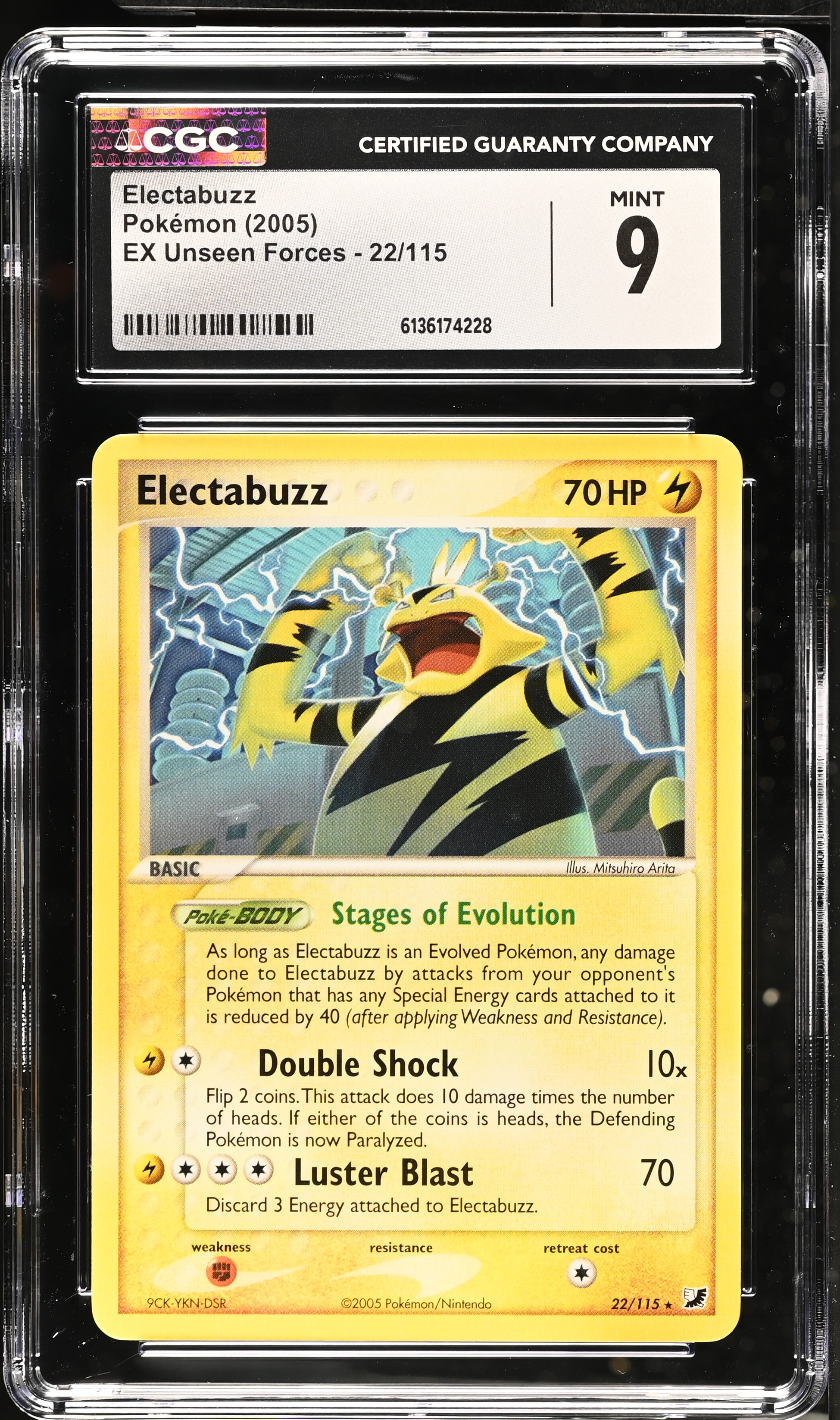 2005 Pokemon EX Unseen Forces Electabuzz English