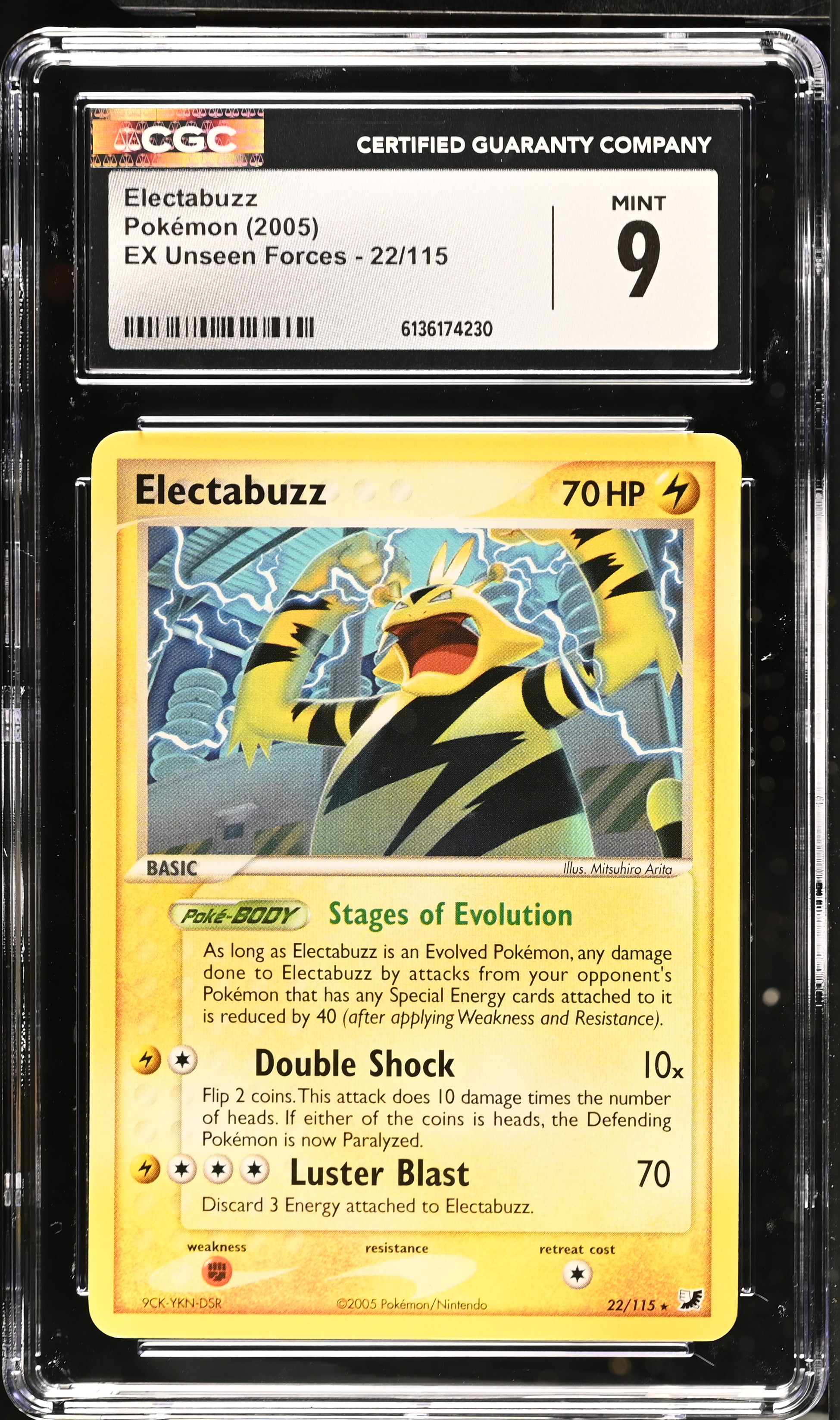 2005 Pokemon EX Unseen Forces Electabuzz English