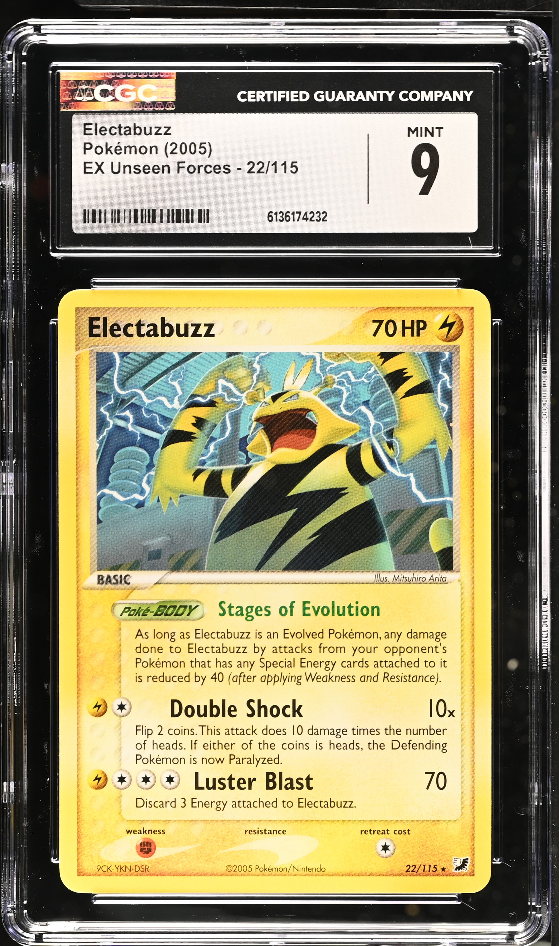 2005 Pokemon EX Unseen Forces Electabuzz English