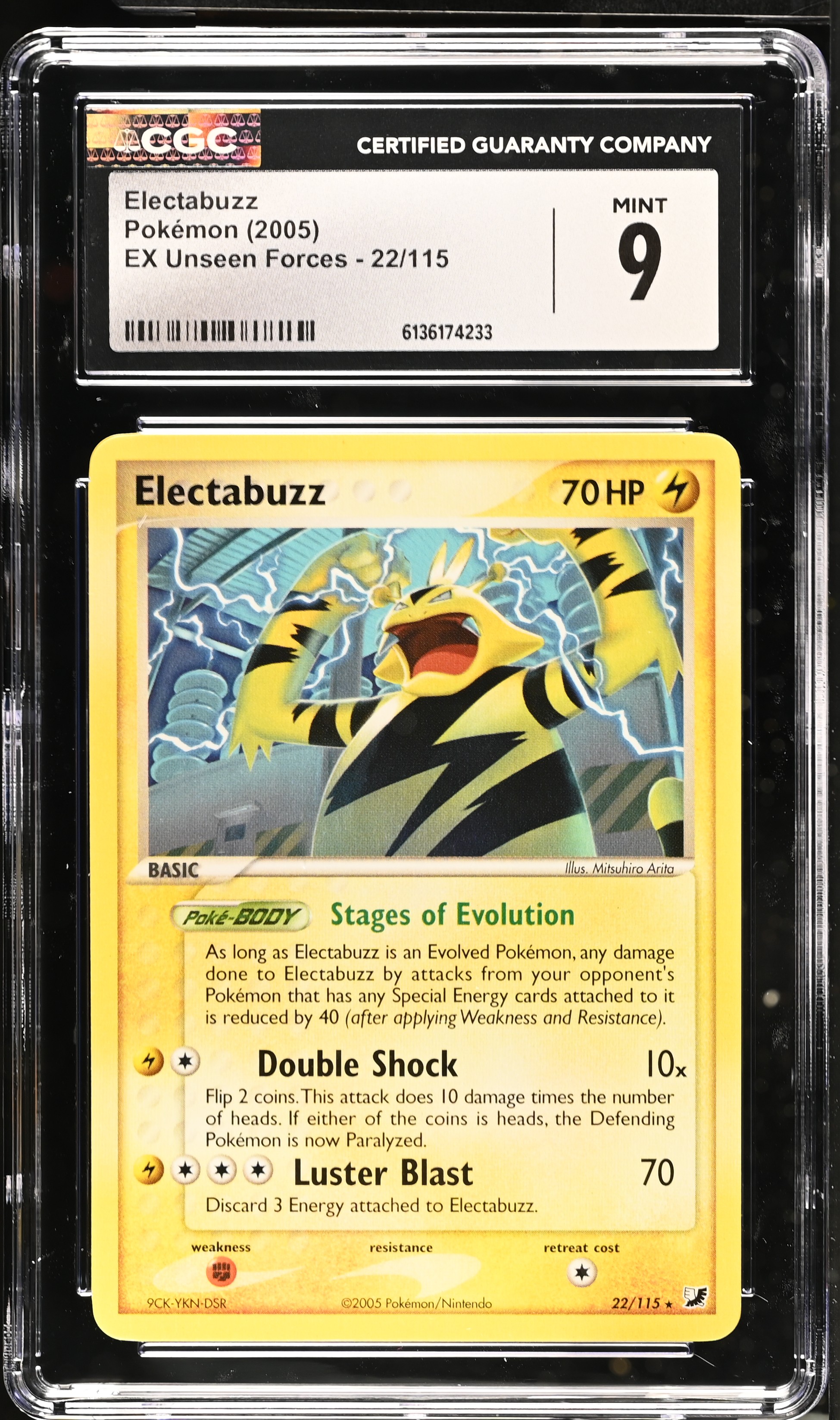 2005 Pokemon EX Unseen Forces Electabuzz English