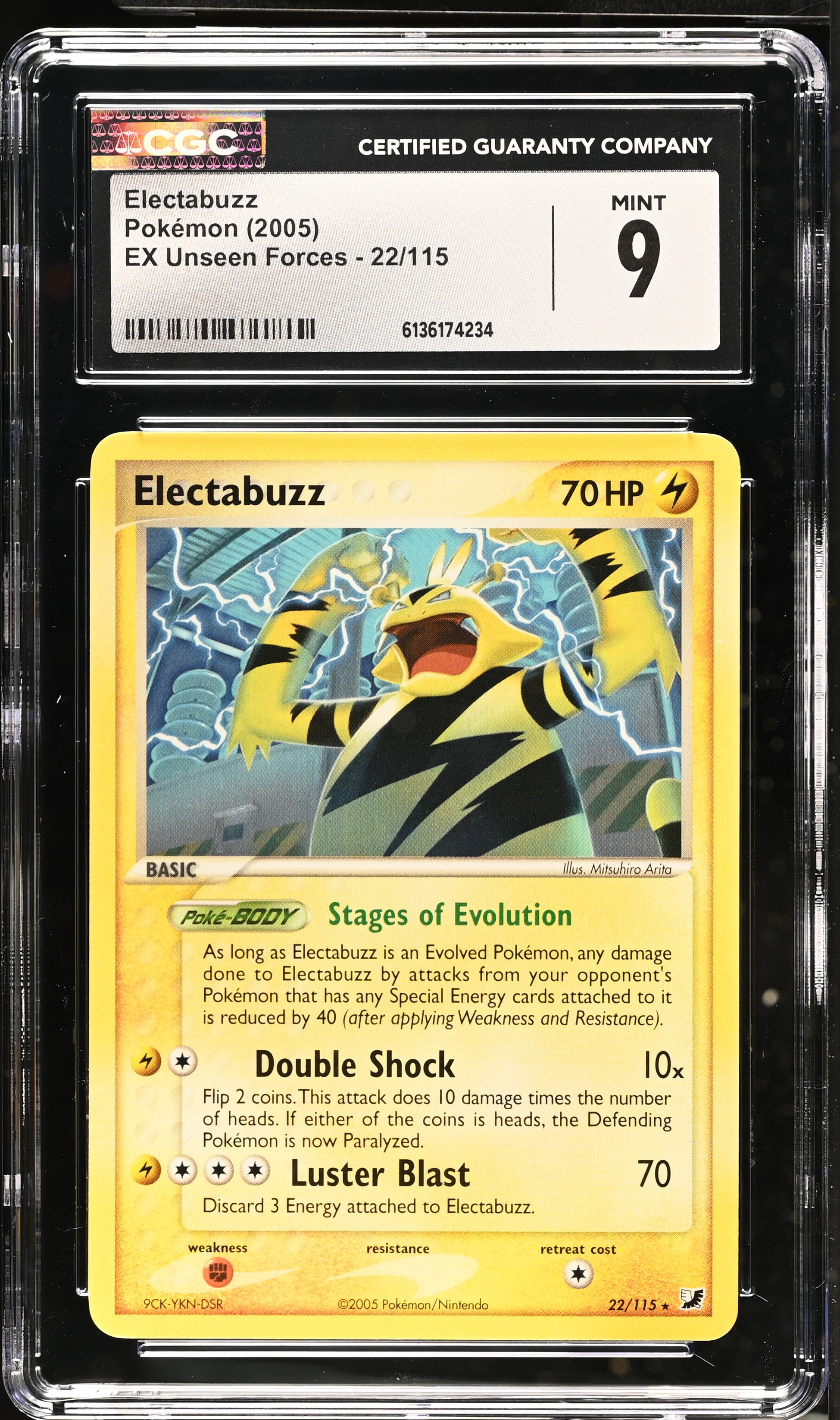 2005 Pokemon EX Unseen Forces Electabuzz English