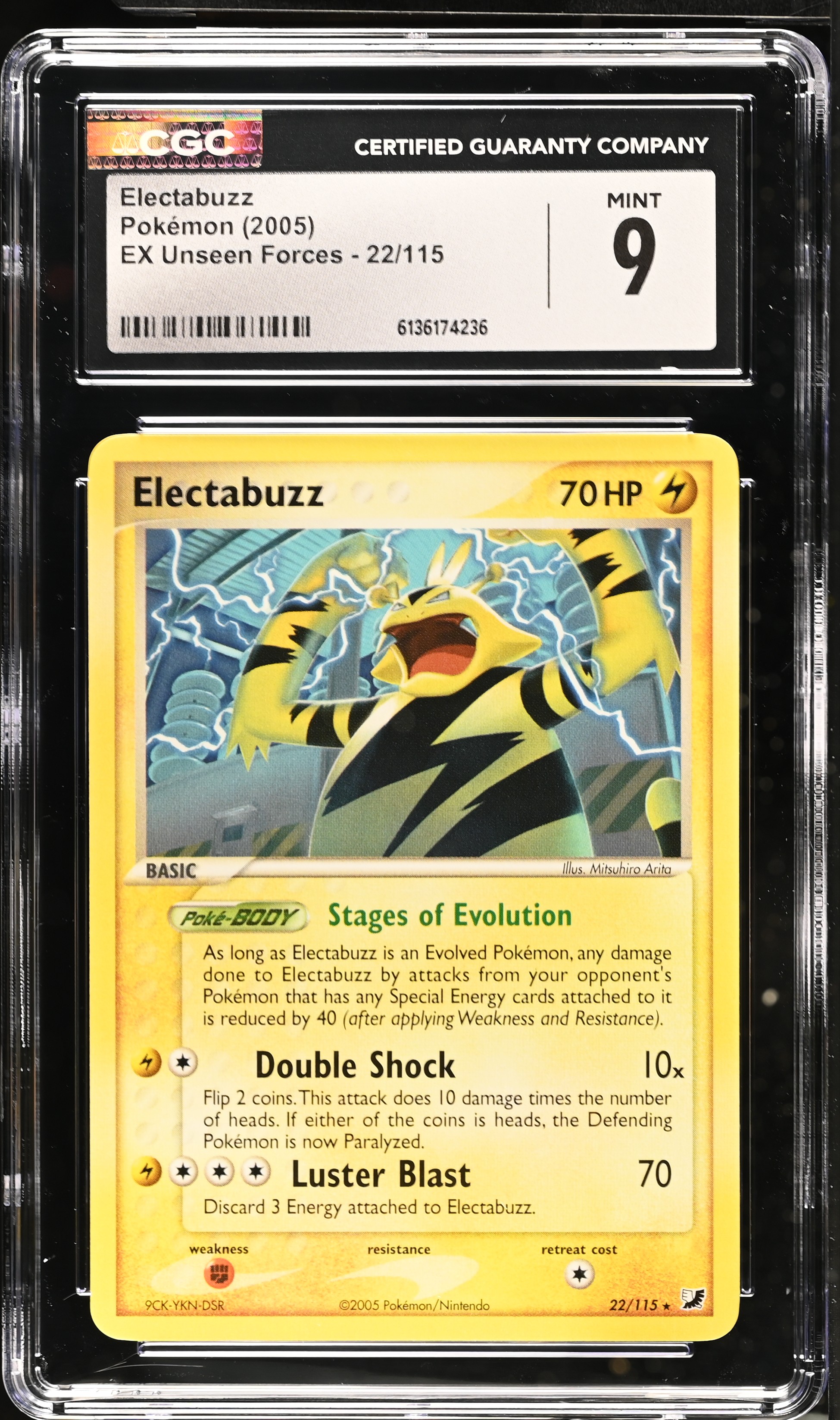 2005 Pokemon EX Unseen Forces Electabuzz English