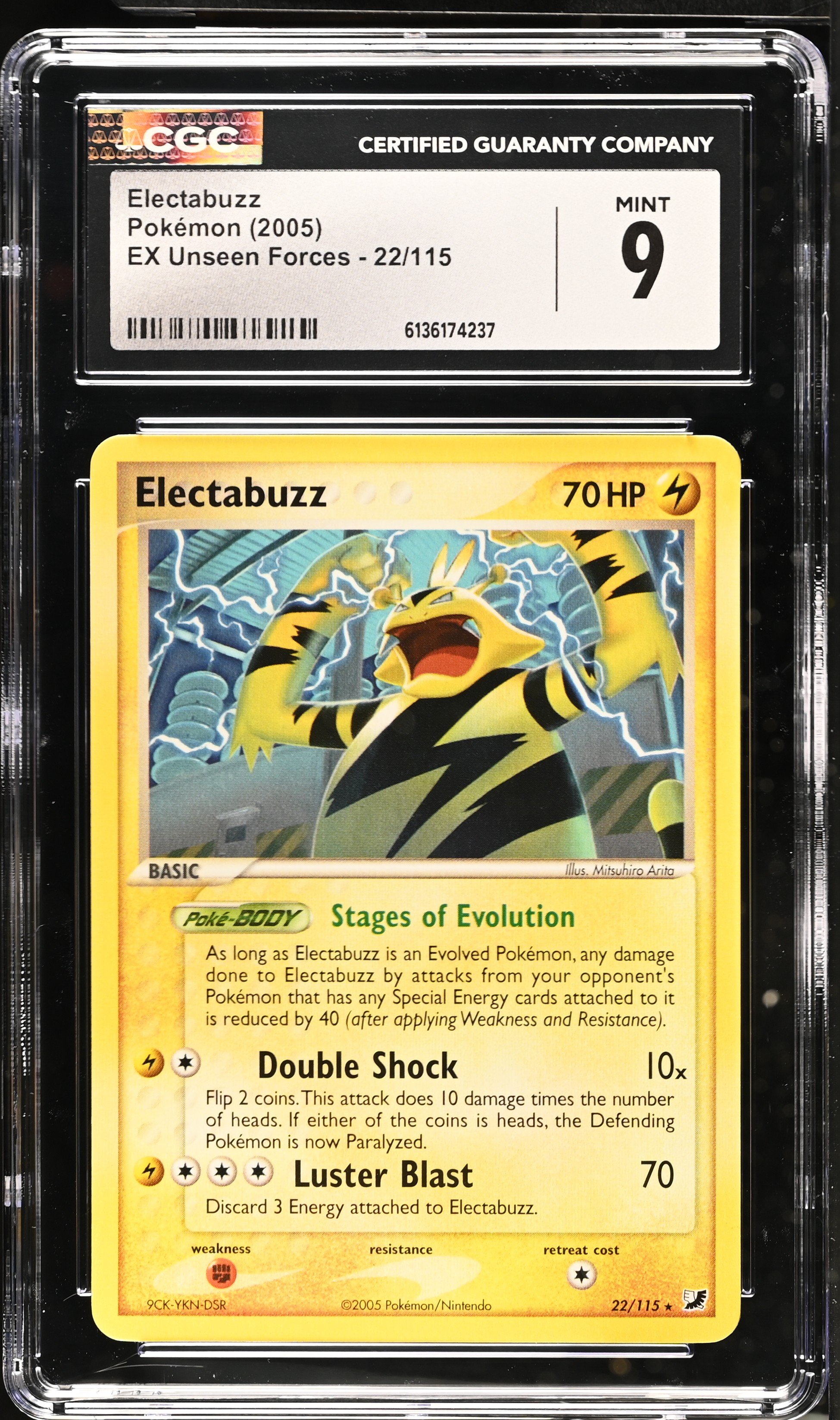 2005 Pokemon EX Unseen Forces Electabuzz English