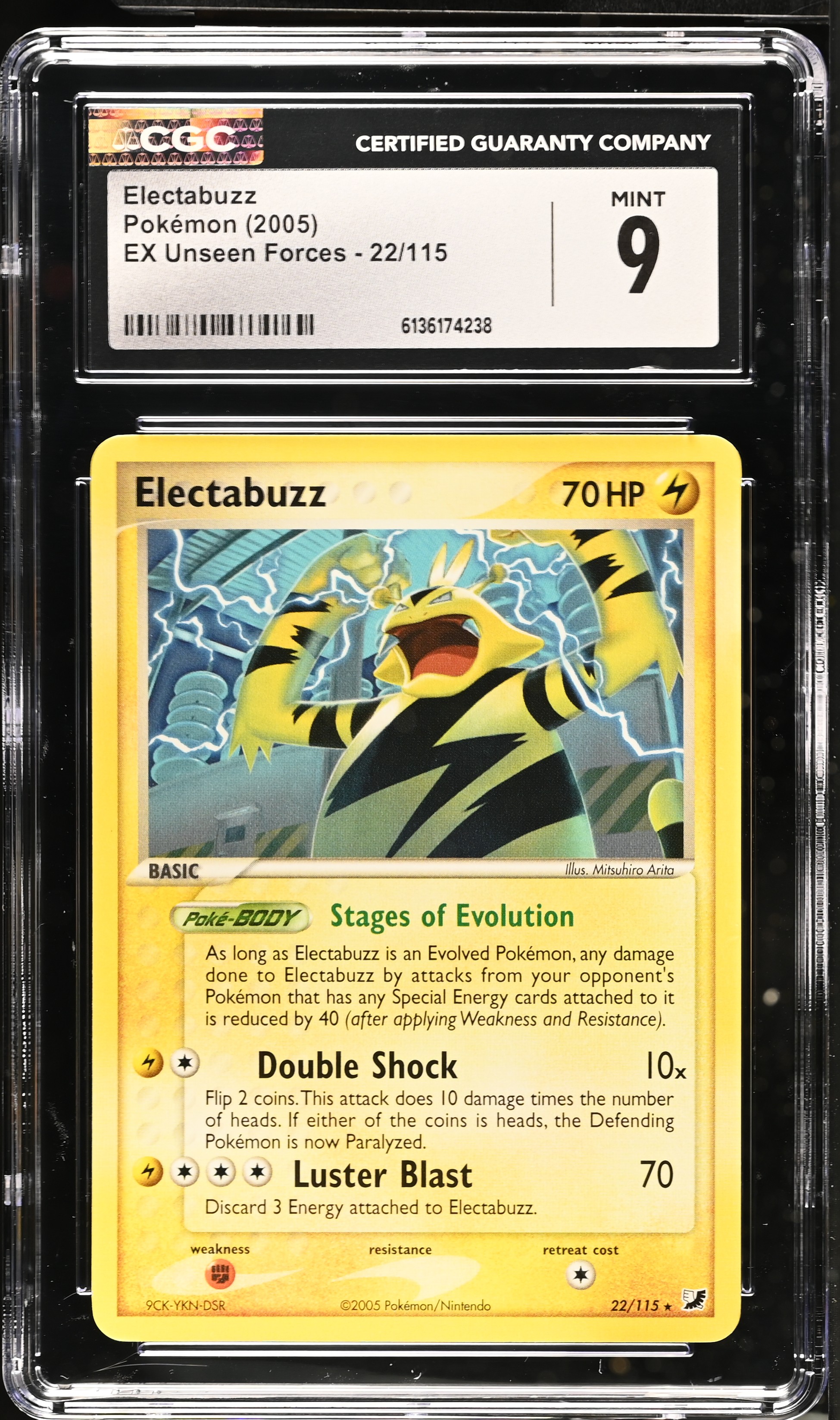 2005 Pokemon EX Unseen Forces Electabuzz English