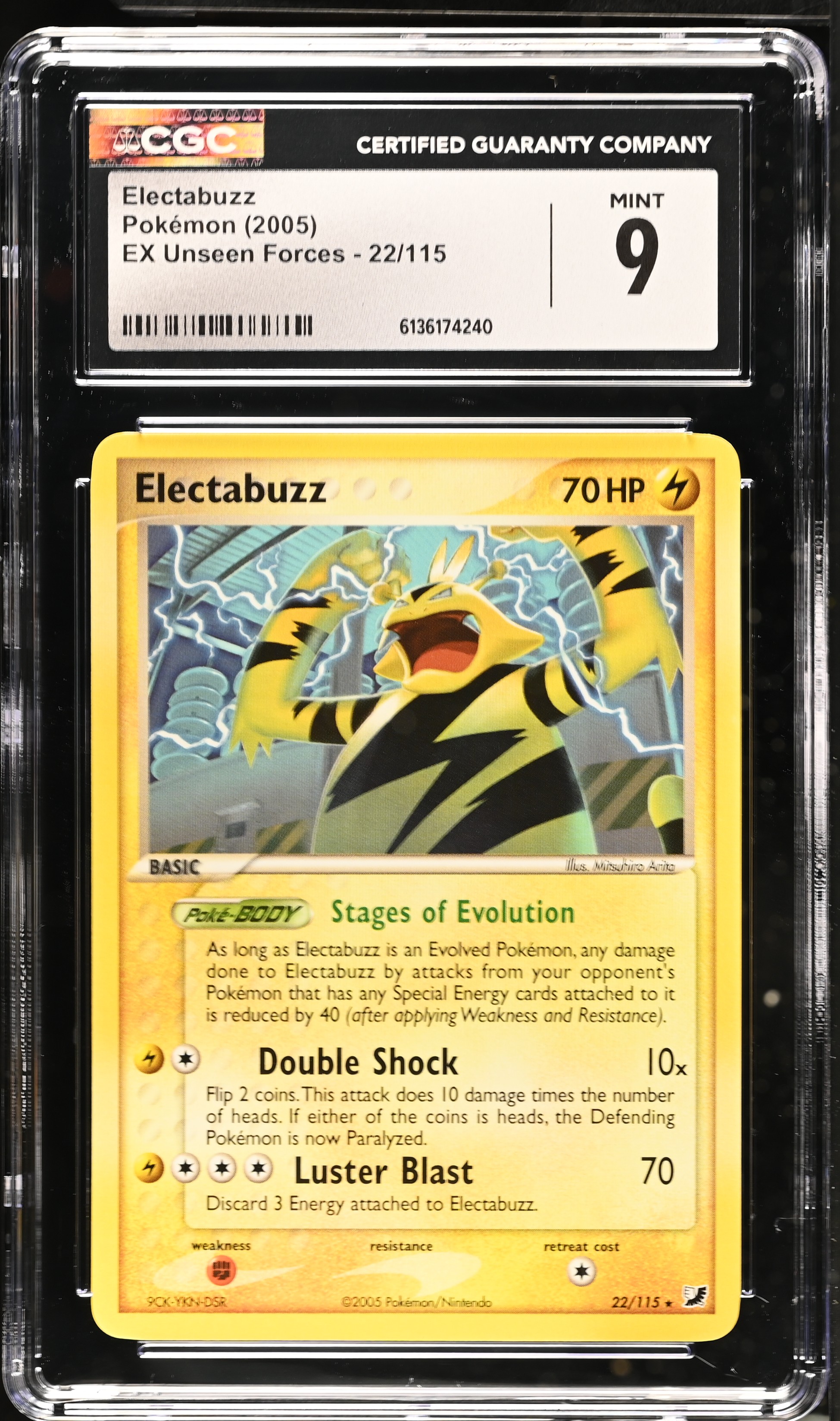2005 Pokemon EX Unseen Forces Electabuzz English