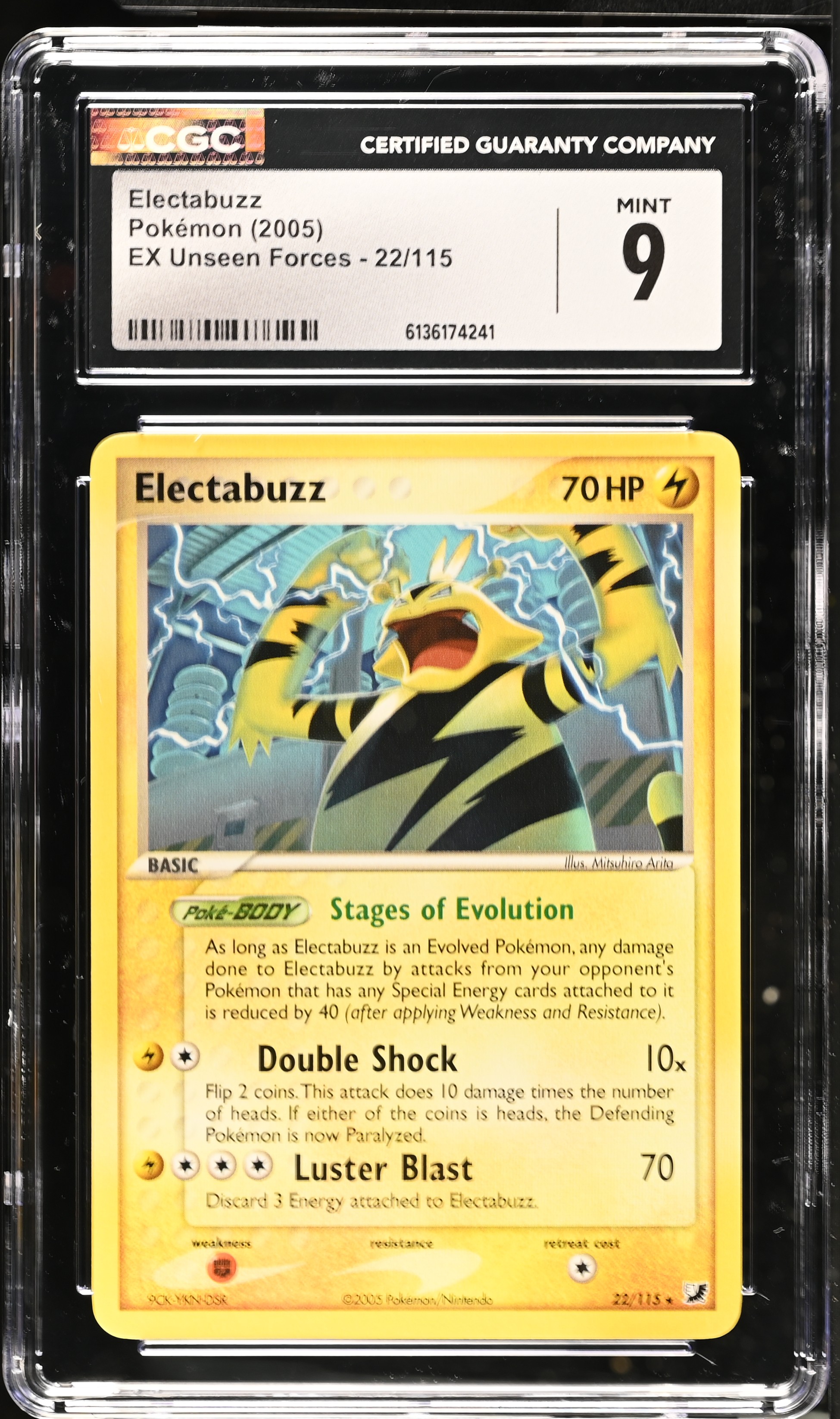 2005 Pokemon EX Unseen Forces Electabuzz English
