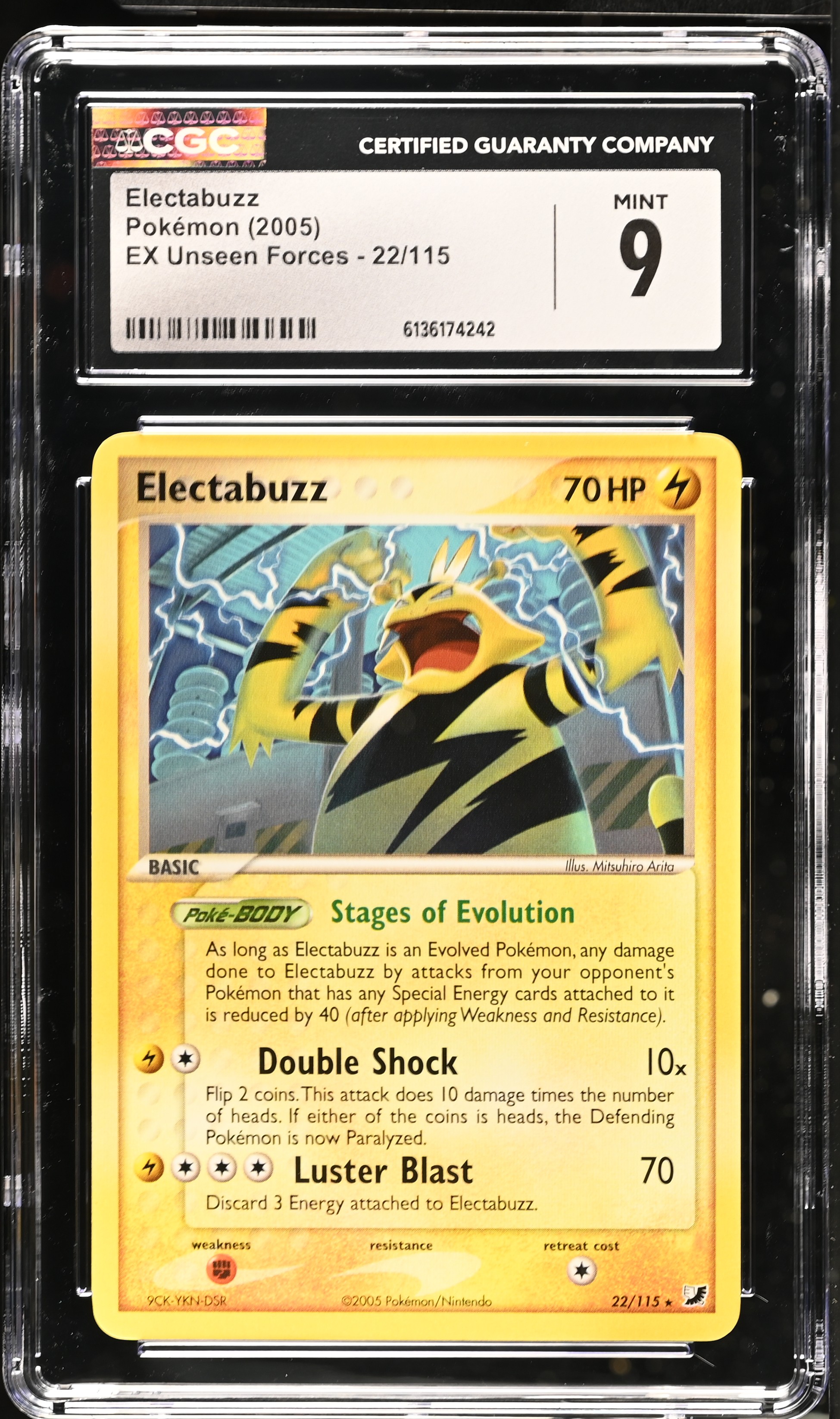 2005 Pokemon EX Unseen Forces Electabuzz English