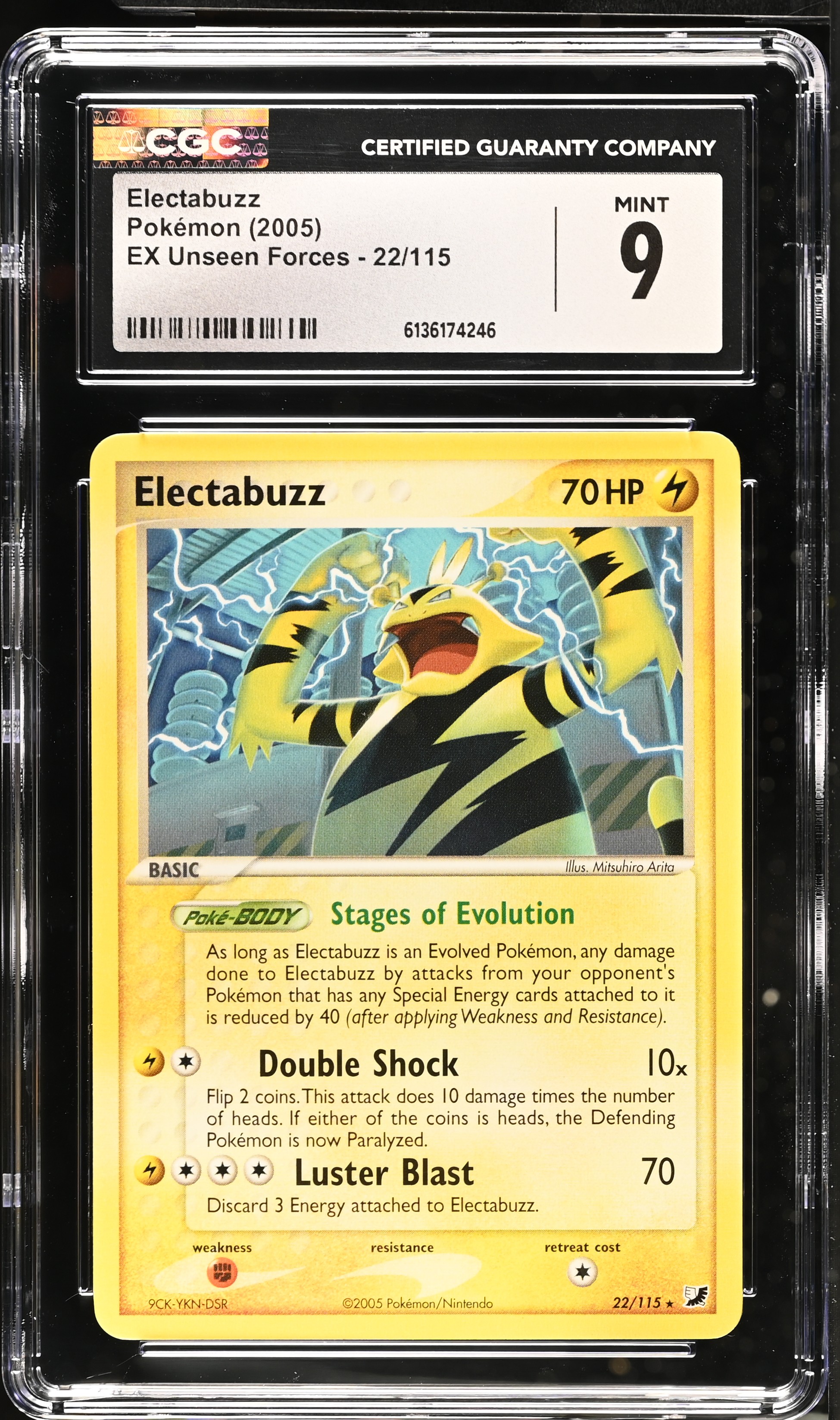 2005 Pokemon EX Unseen Forces Electabuzz English
